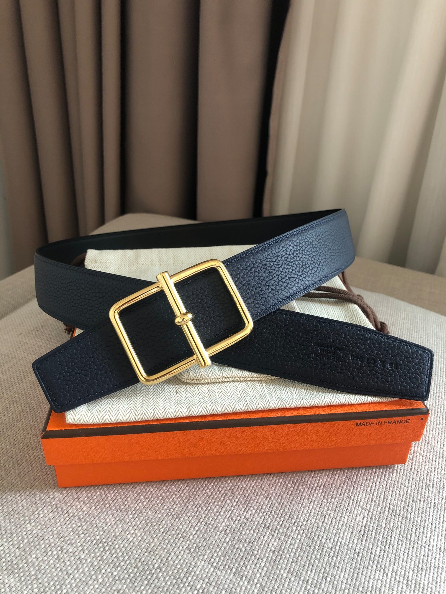 Hermès Leather Belt 38mm-s-m-l