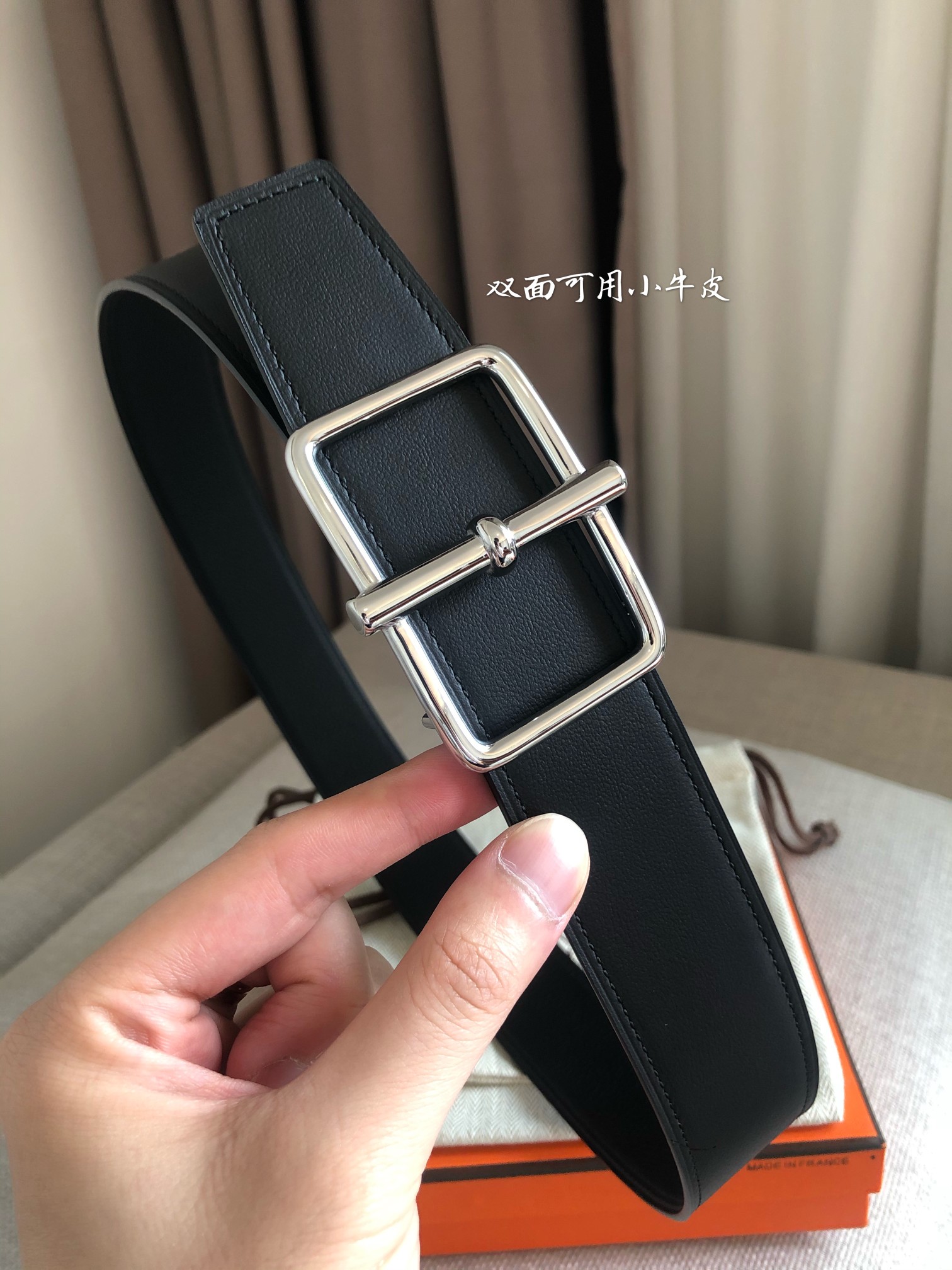 Hermès Leather Belt 38mm-s-m-l