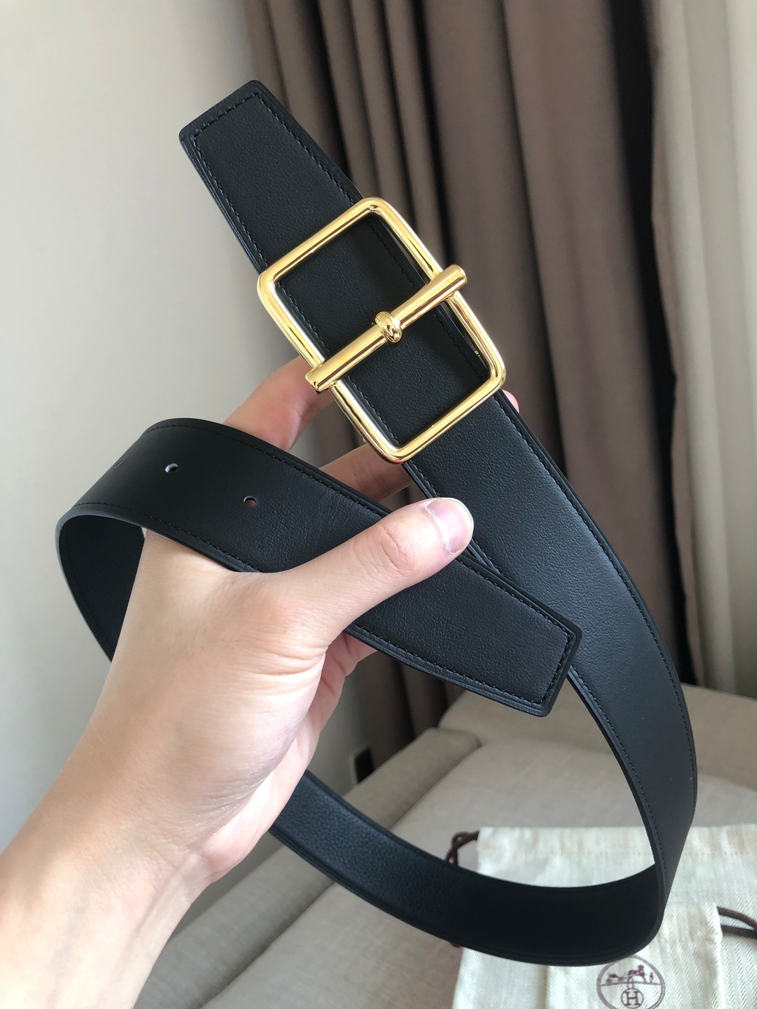 Hermès Leather Belt 38mm-s-m-l