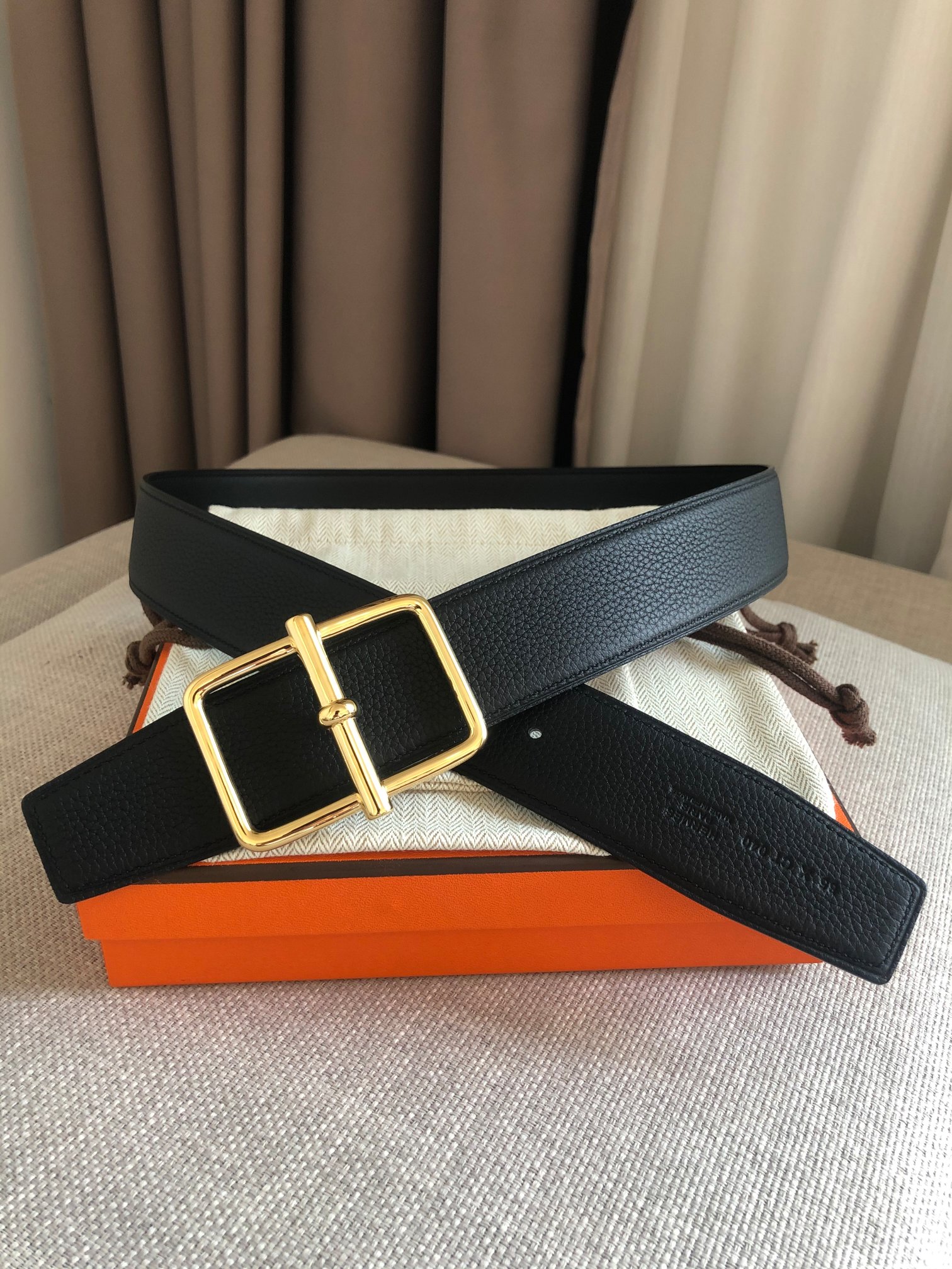 Hermès Leather Belt 38mm-s-m-l