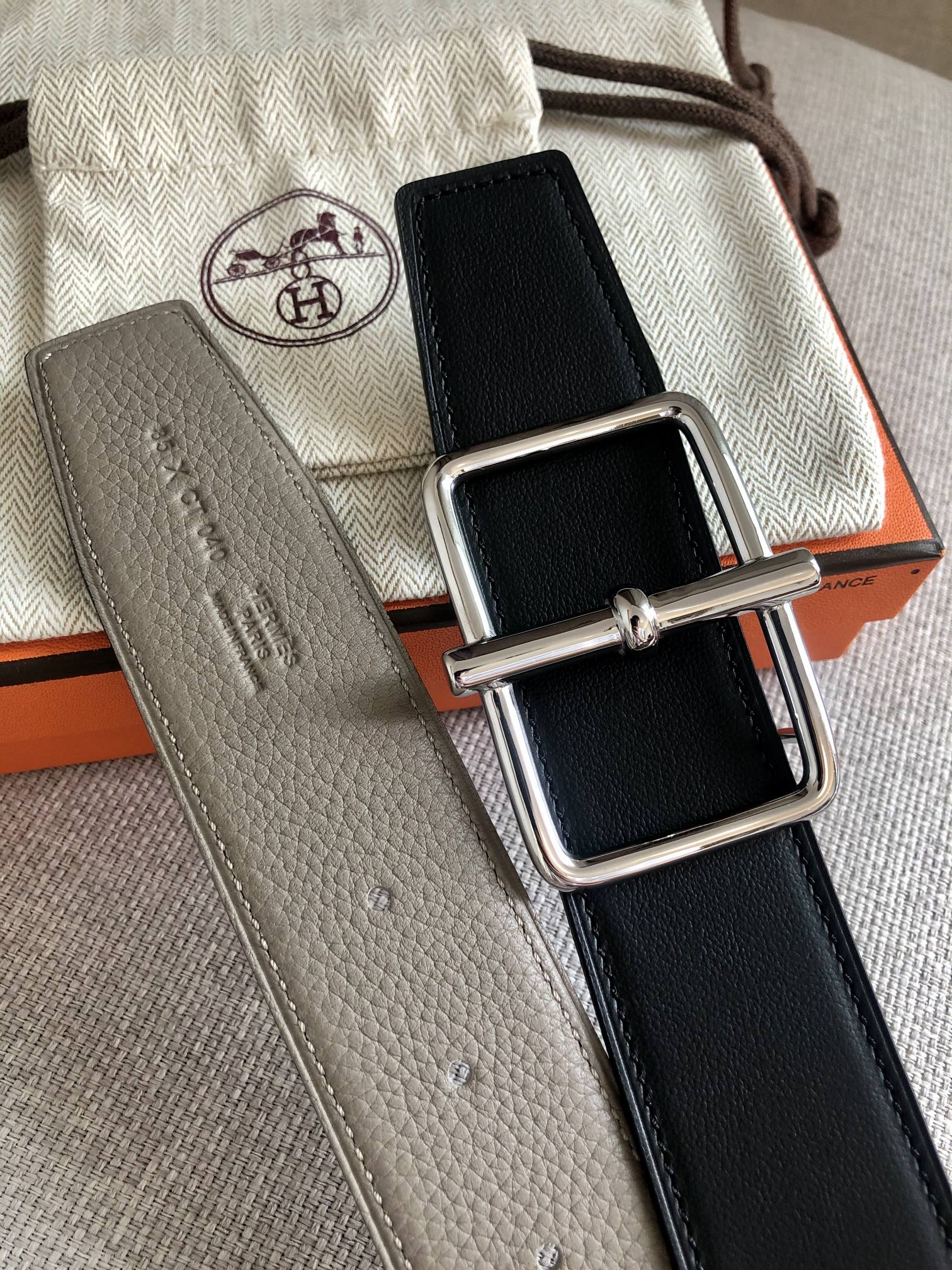 Hermès Leather Belt 38mm-s-m-l