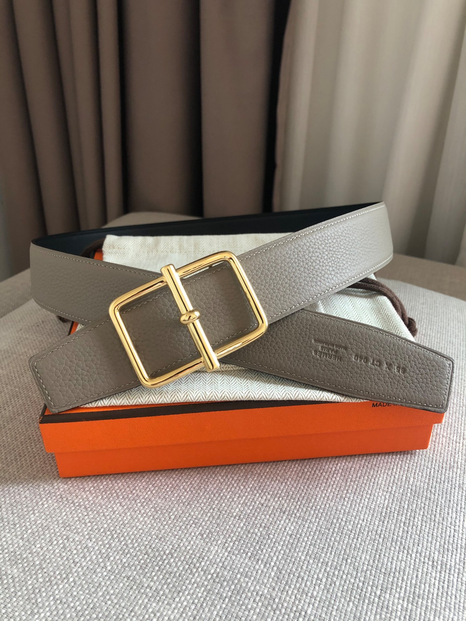 Hermès Leather Belt 38mm-s-m-l