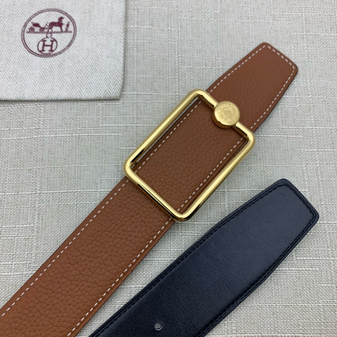 Hermès Basic Belt Top Grain Leather 38cm