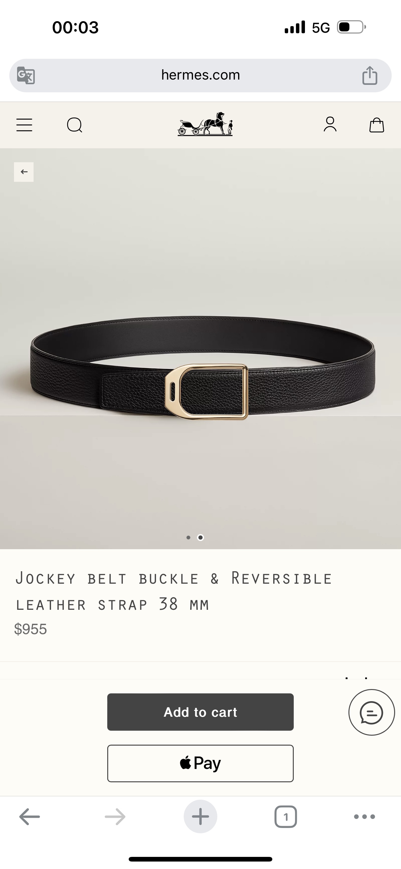 Jockey Basic Belt 38mm-s-l