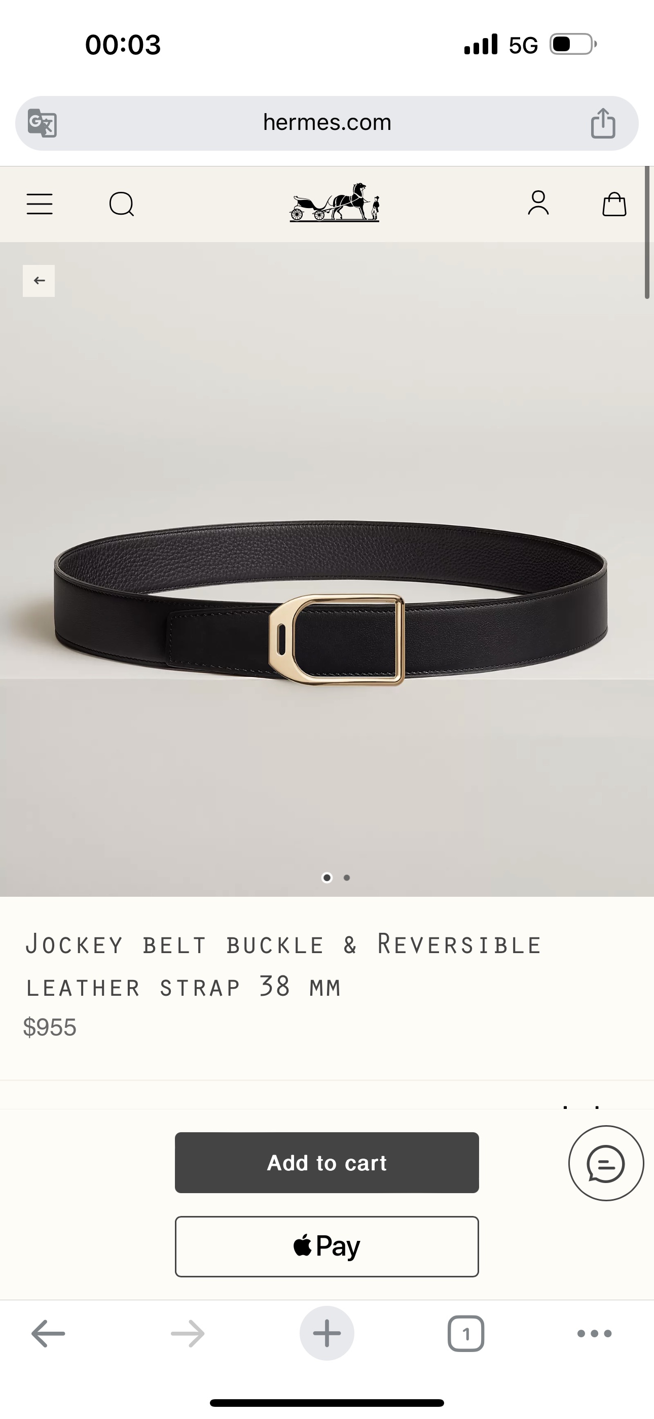 Jockey Basic Belt 38mm-s-l