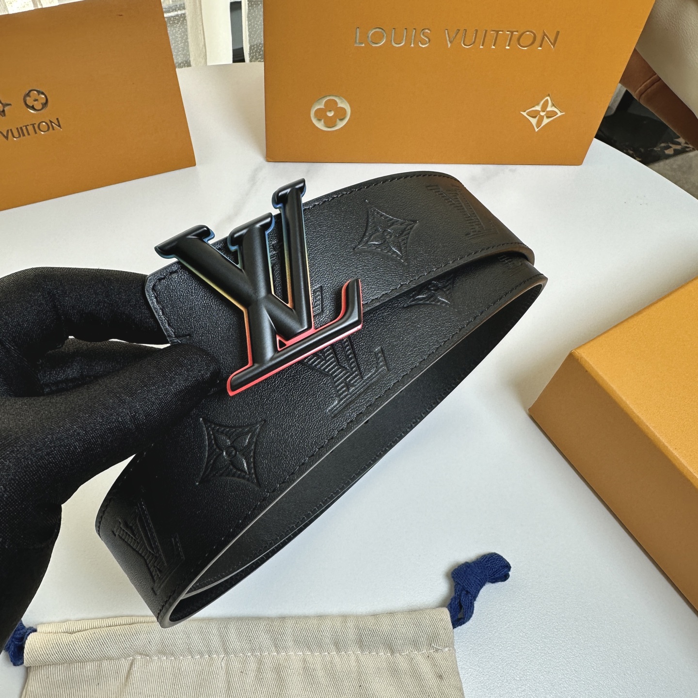 Louis Vuitton Basic Belt Cow Leather 40mm-s-l