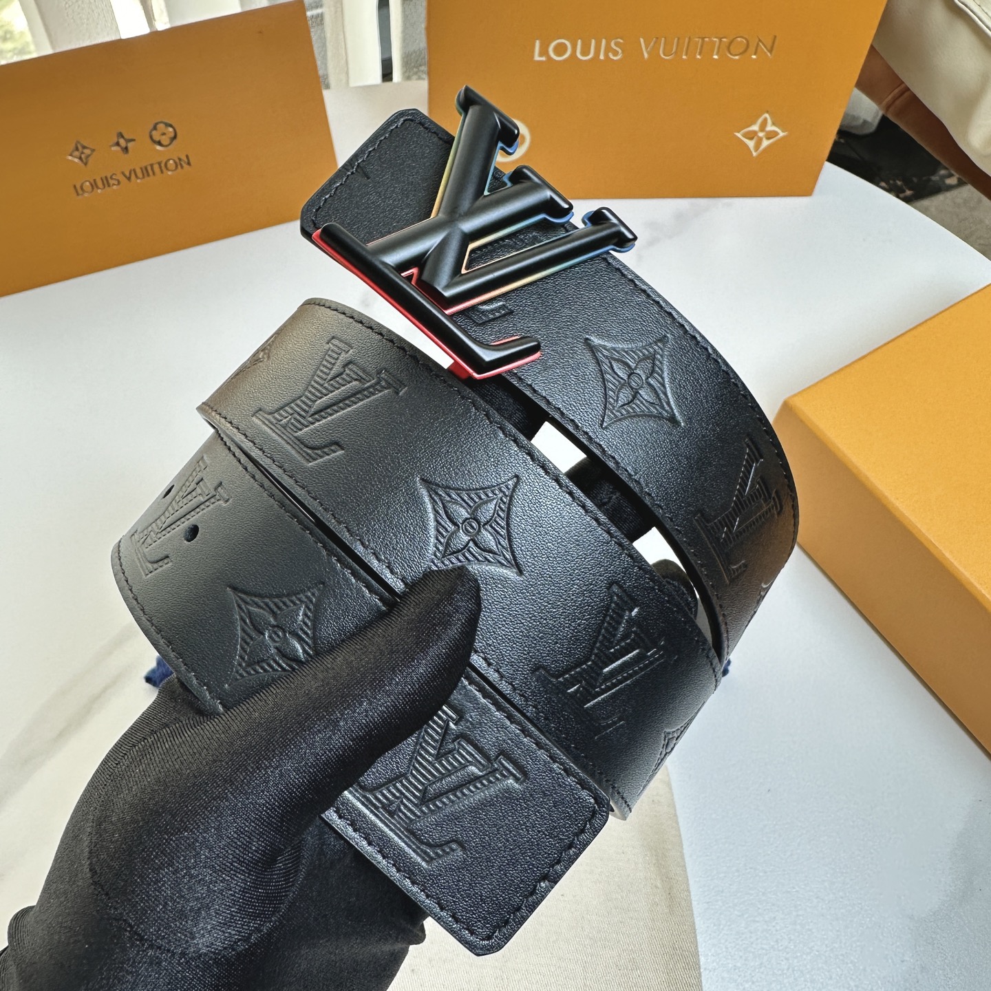 Louis Vuitton Basic Belt Cow Leather 40mm-s-l