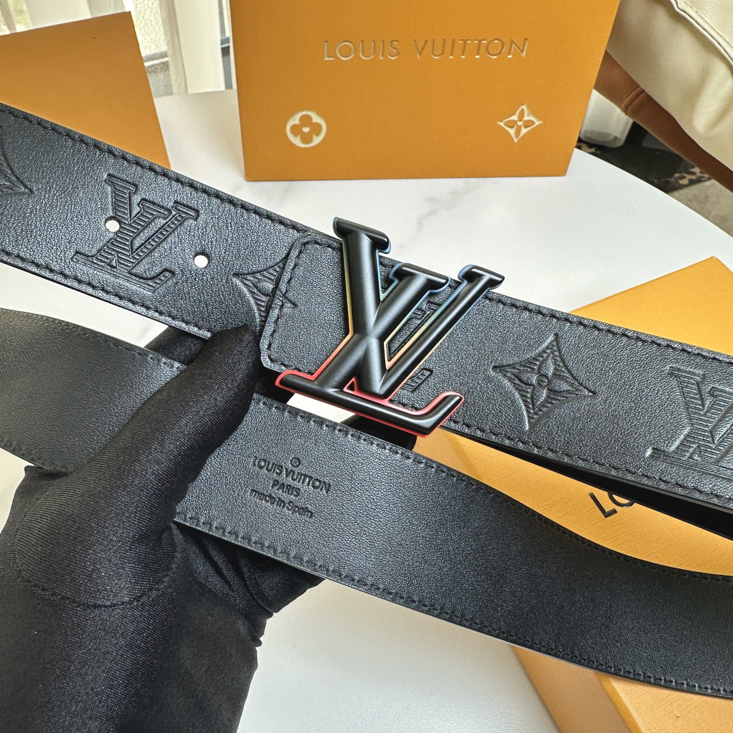 Louis Vuitton Basic Belt Cow Leather 40mm-s-l