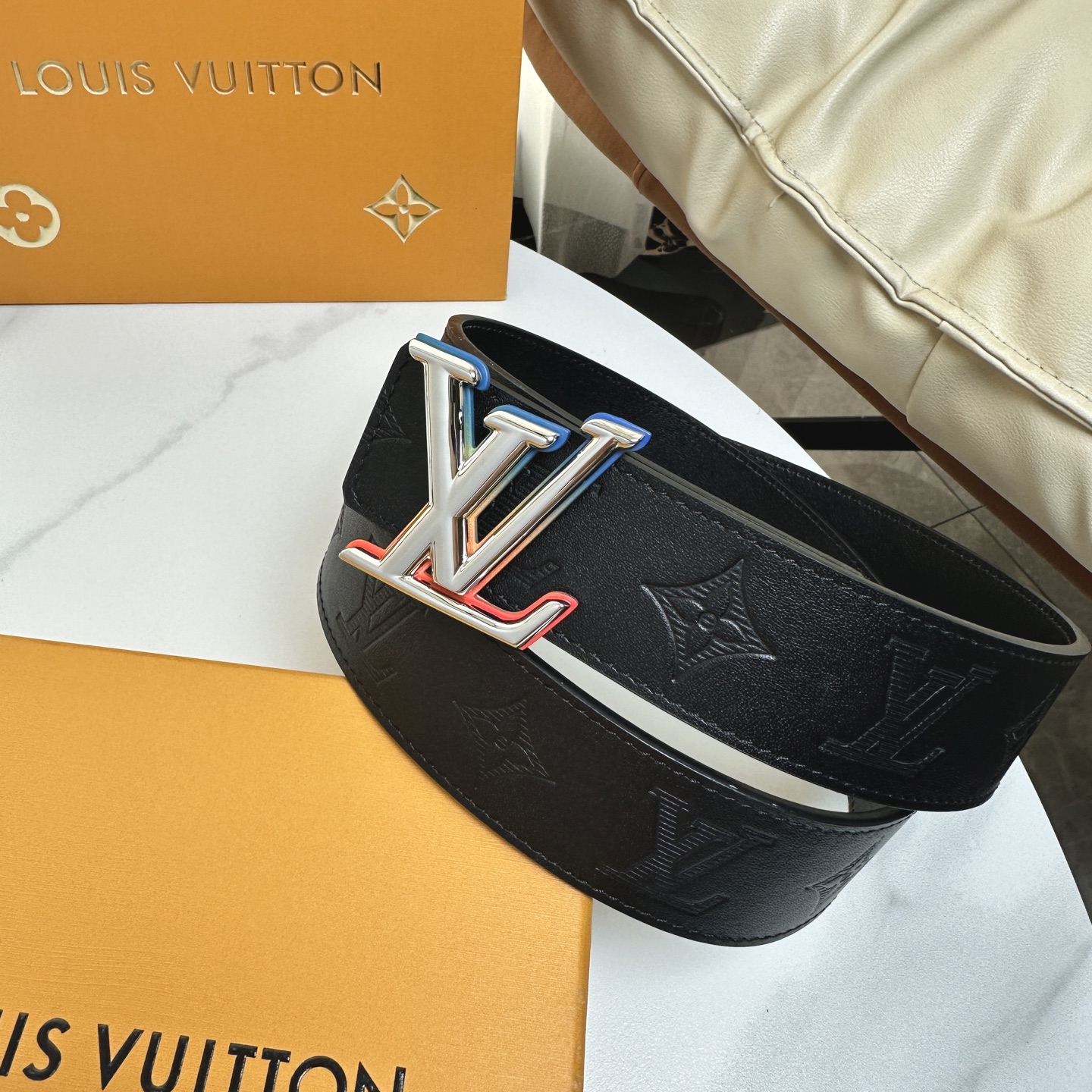 Louis Vuitton Basic Belt Cow Leather 40mm-s-l