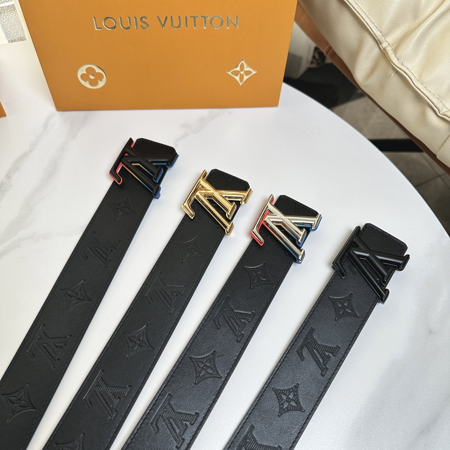 Louis Vuitton Basic Belt Cow Leather 40mm-s-l