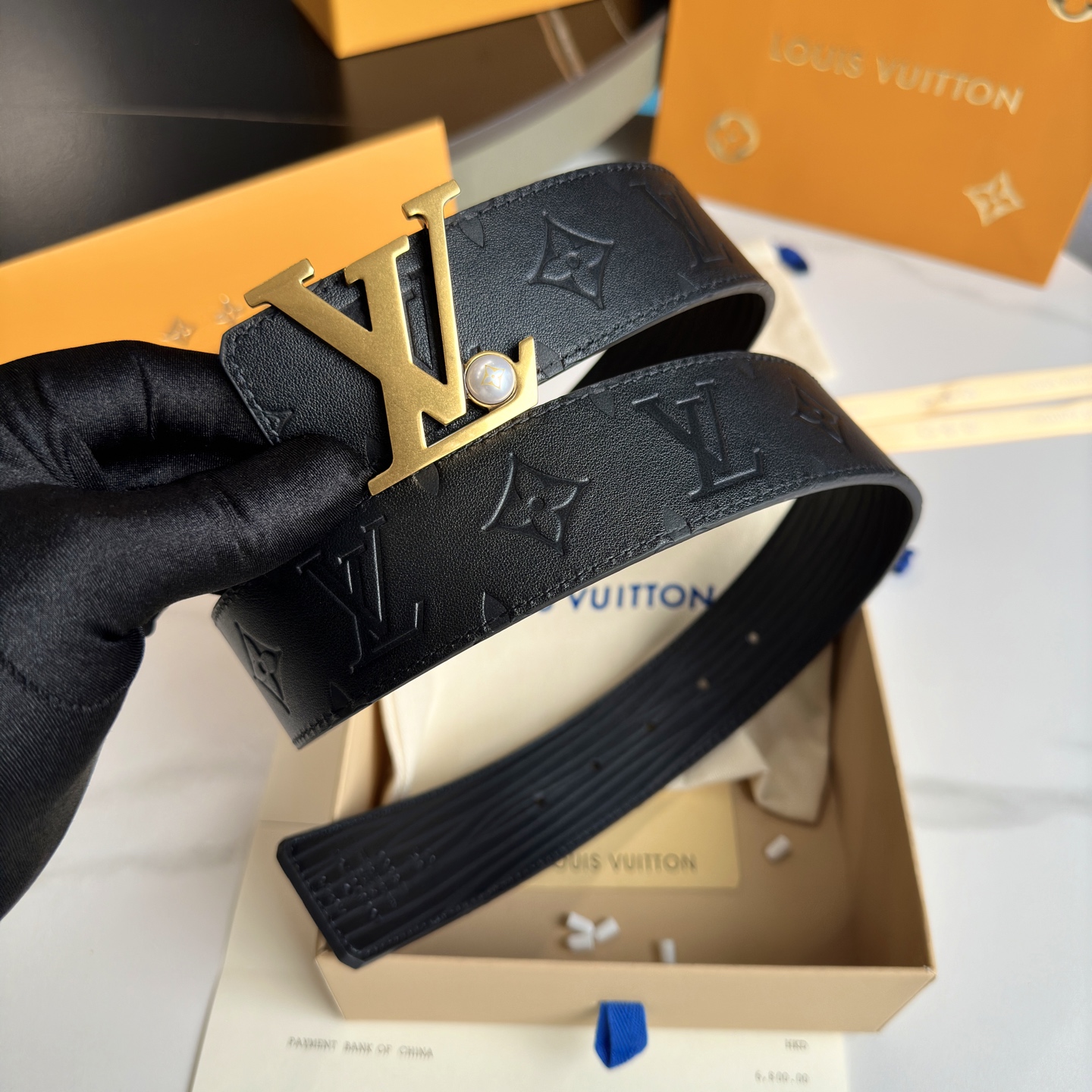 Louis Vuitton Basic Belt Cow Leather S-l