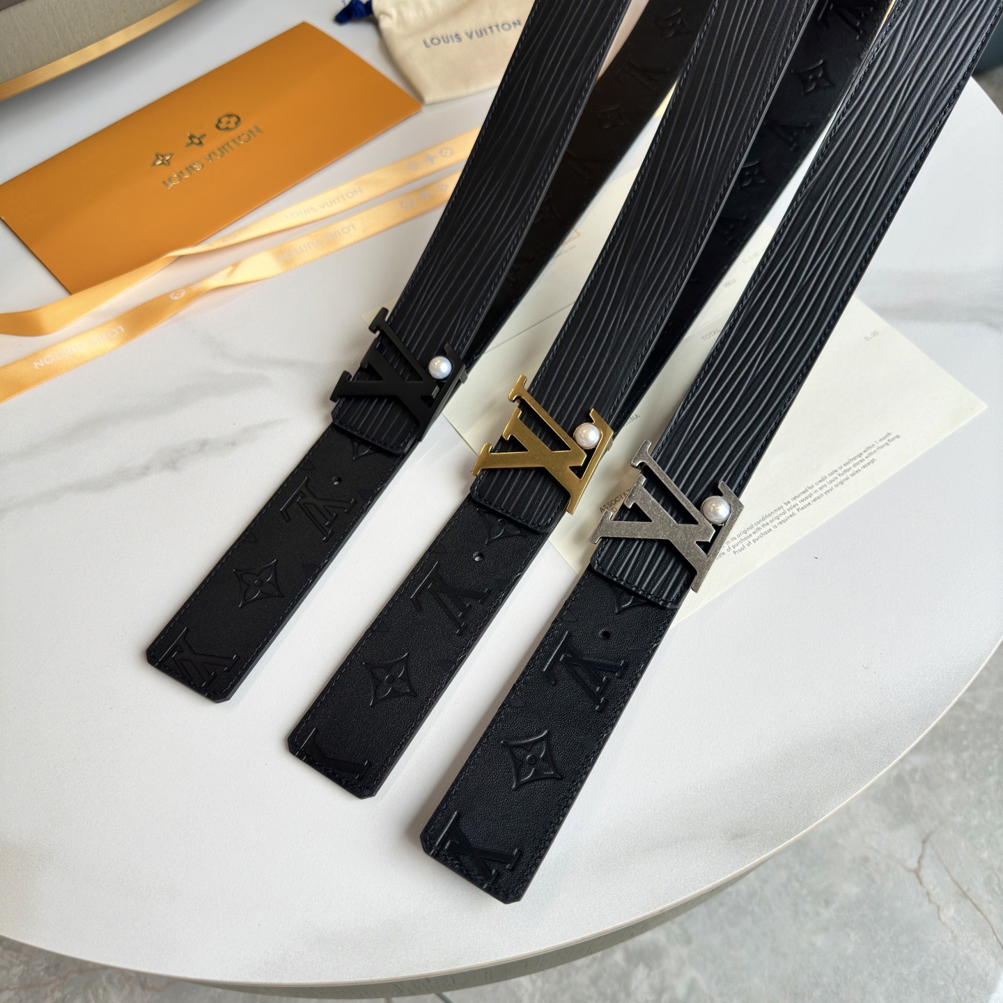 Louis Vuitton Basic Belt Cow Leather S-l