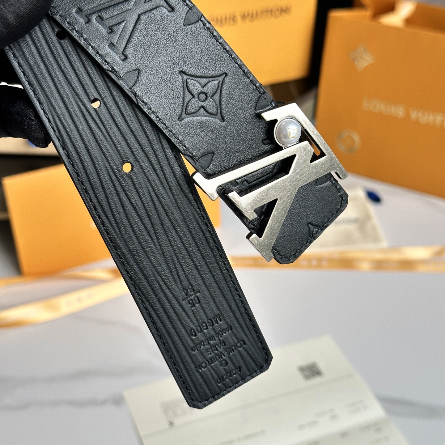 Louis Vuitton Basic Belt Cow Leather S-l