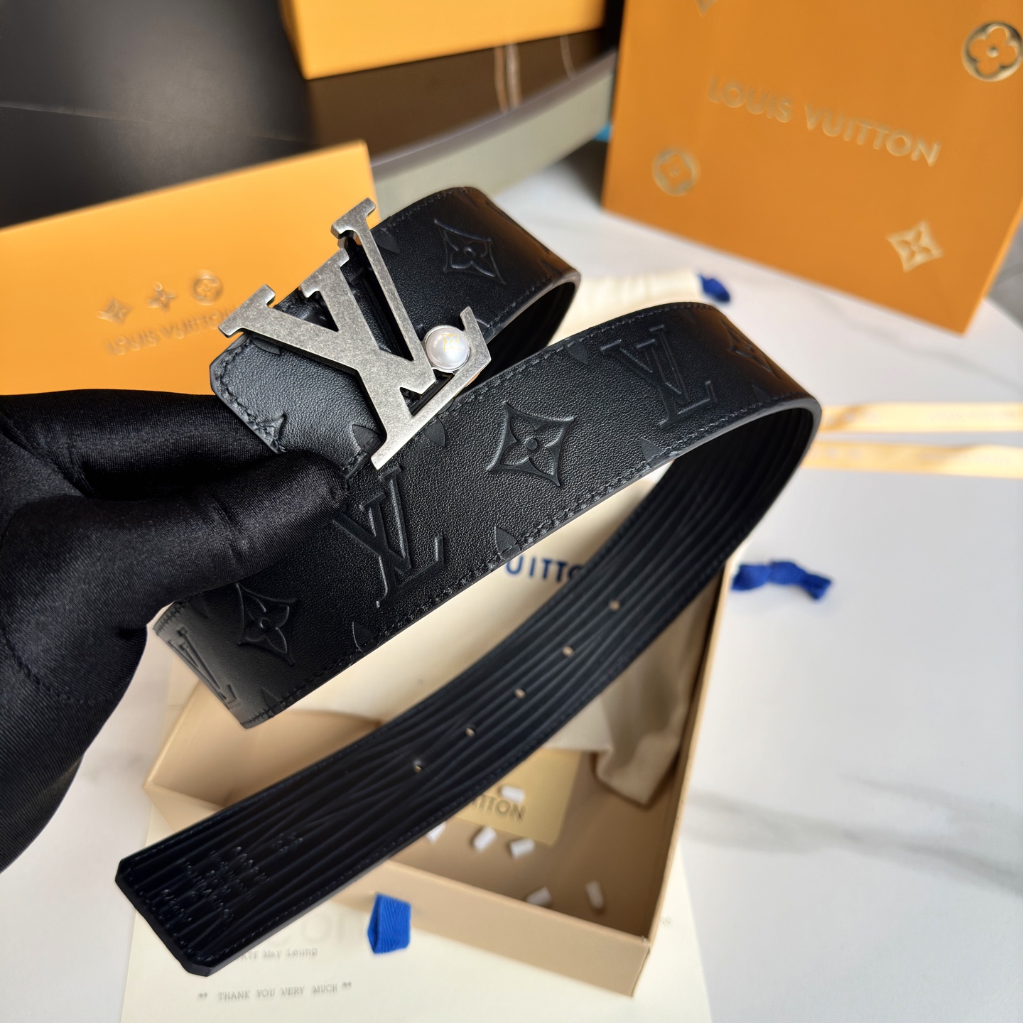 Louis Vuitton Basic Belt Cow Leather S-l