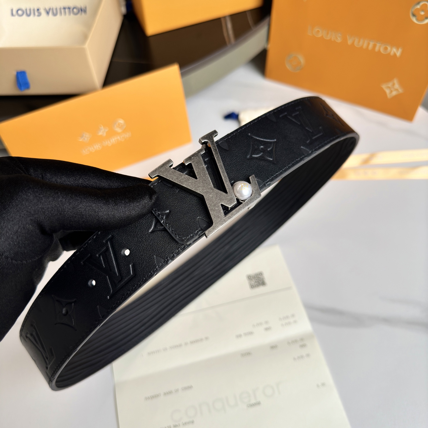 Louis Vuitton Basic Belt Cow Leather S-l