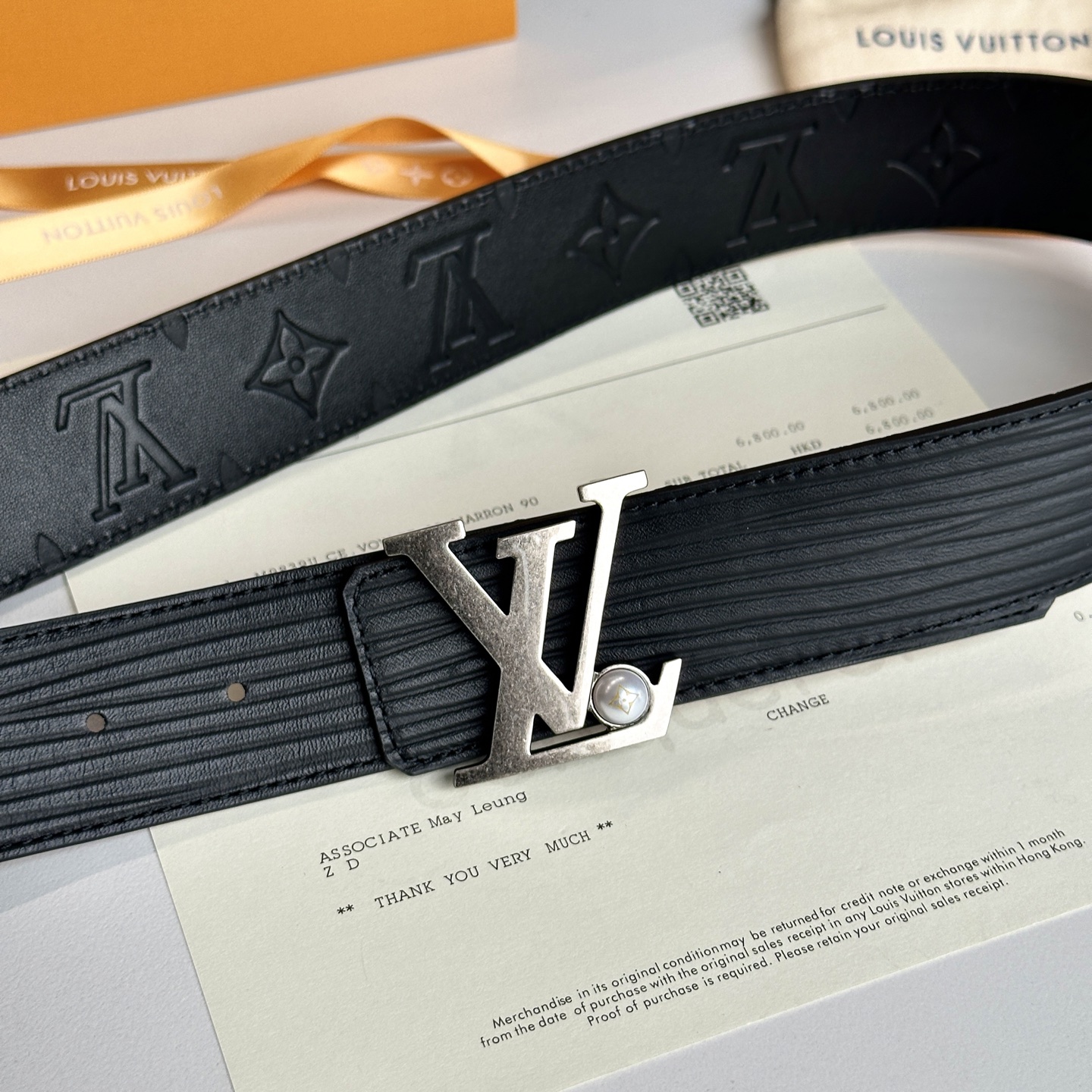 Louis Vuitton Basic Belt Cow Leather S-l