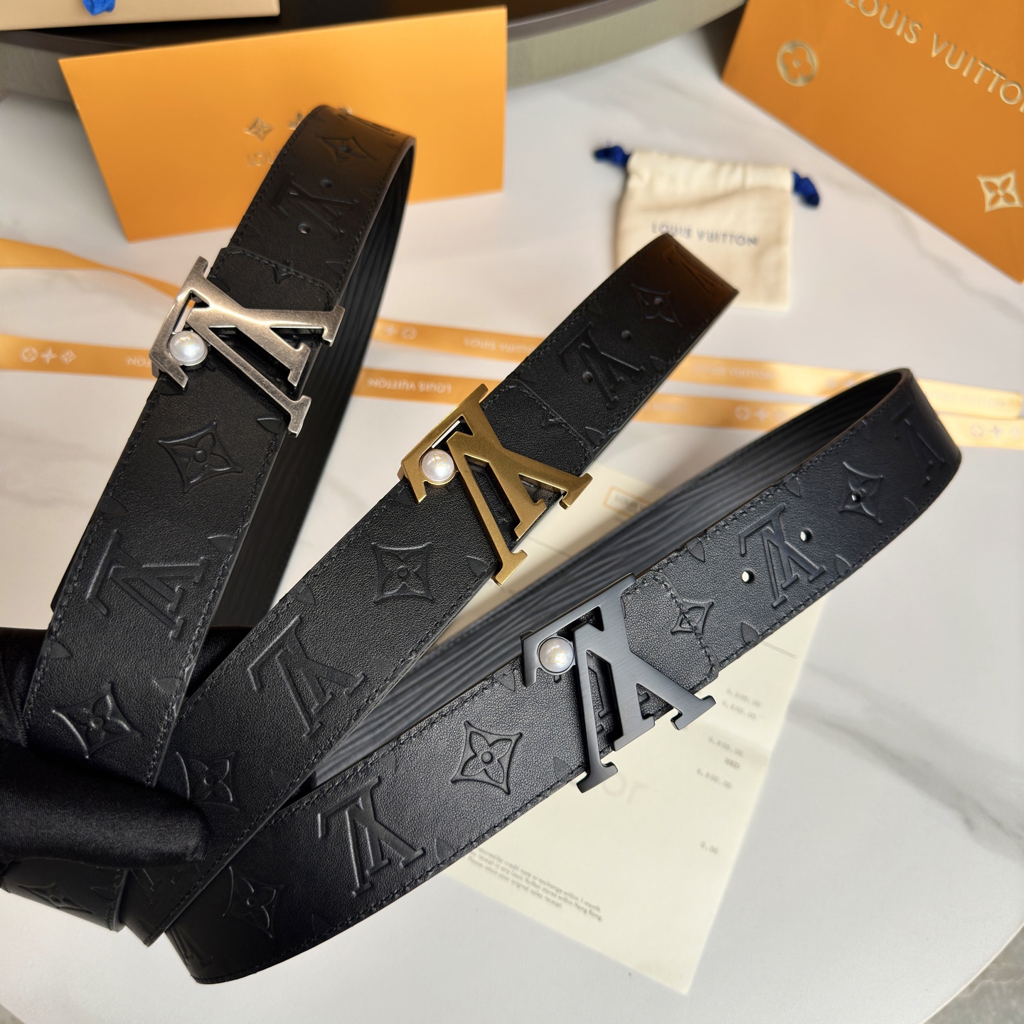 Louis Vuitton Basic Belt Cow Leather S-l