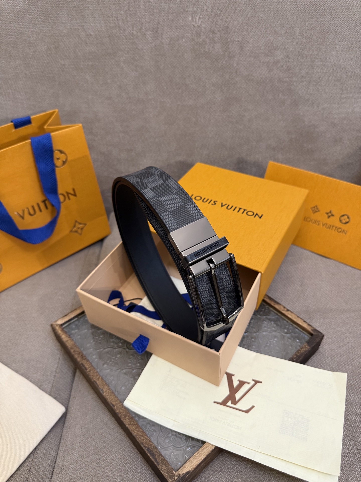 Louis Vuitton Leather Belt S-m-l