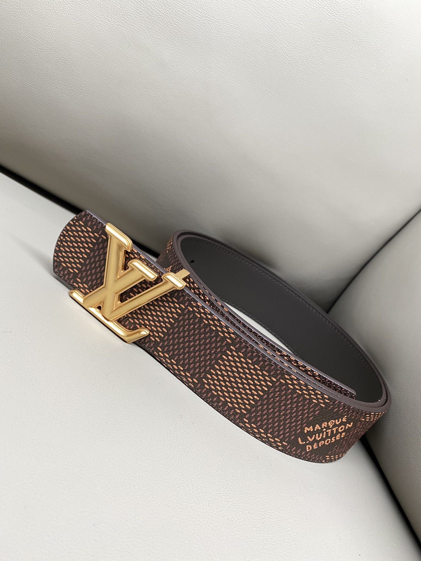 Louis Vuitton Male Basic Belt Canvas S-m-l