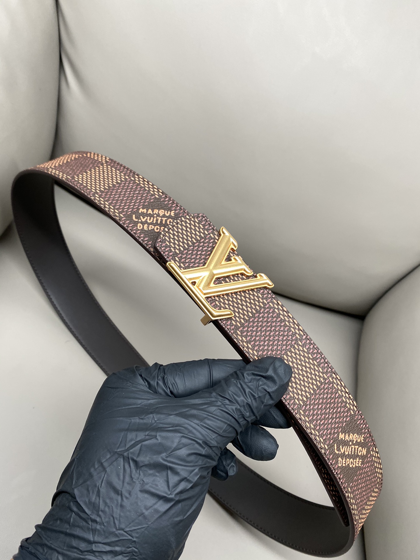 Louis Vuitton Male Basic Belt Canvas S-m-l