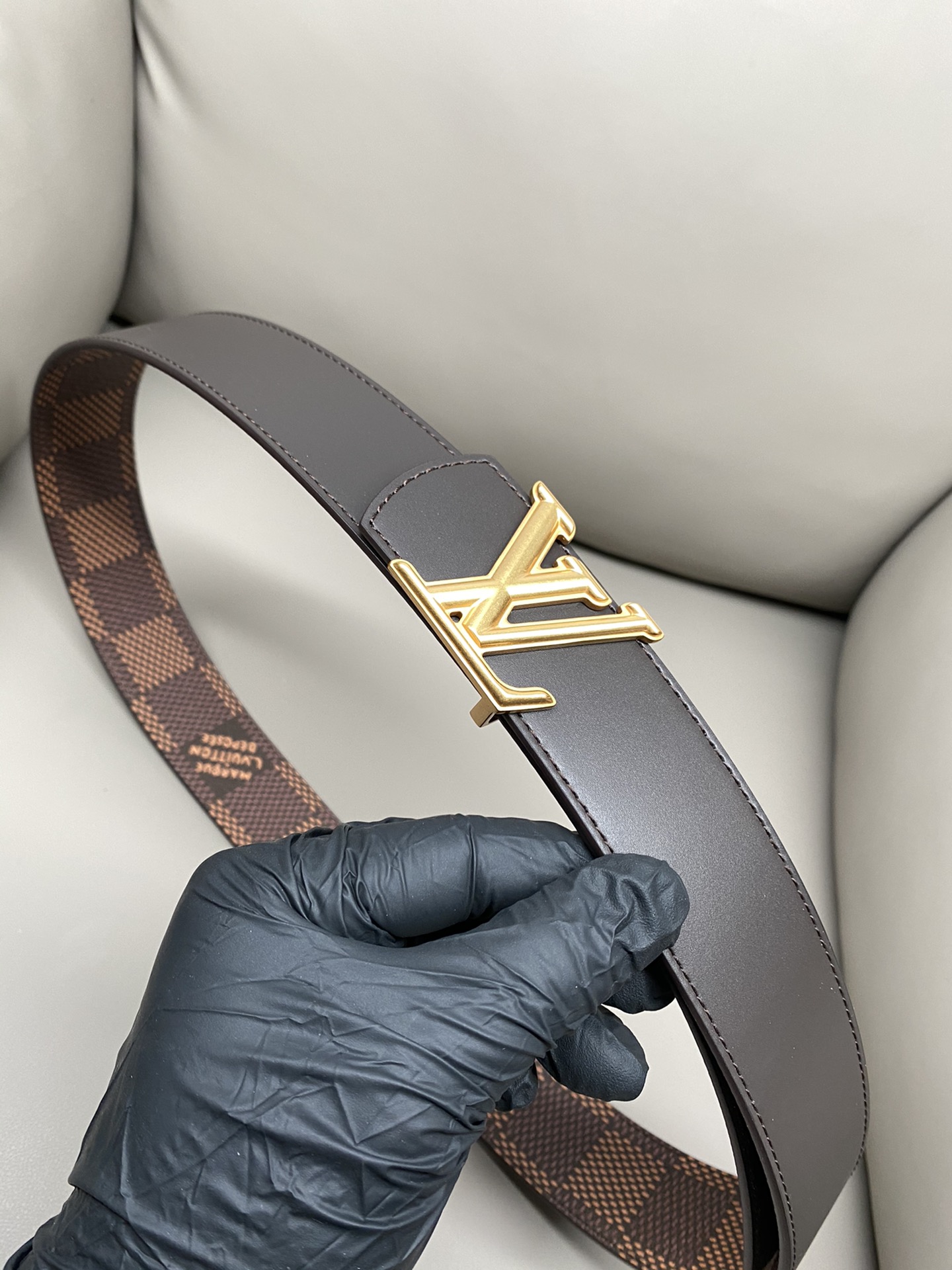 Louis Vuitton Male Basic Belt Canvas S-m-l