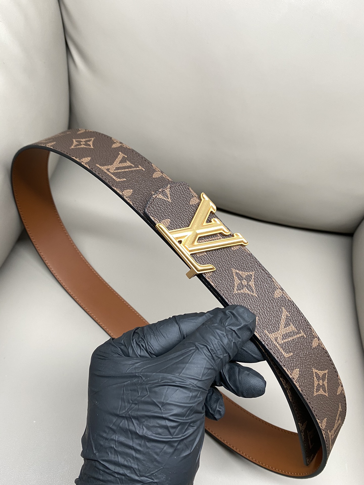 Louis Vuitton Male Basic Belt Canvas S-m-l