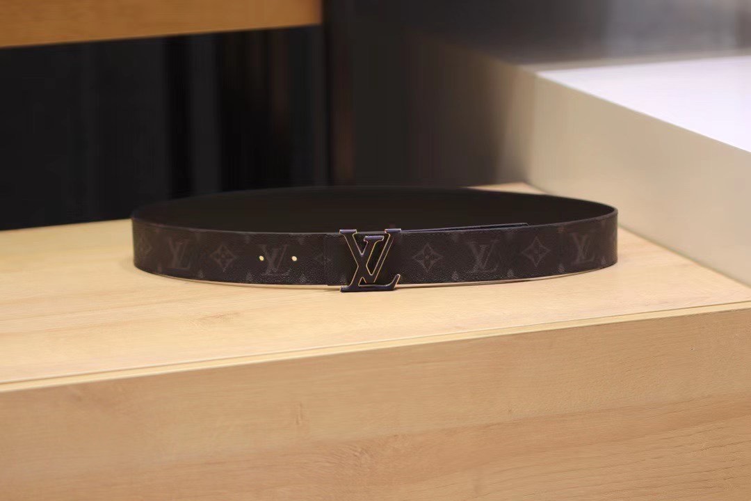 Louis Vuitton Male Basic Belt Cow Leather S-l
