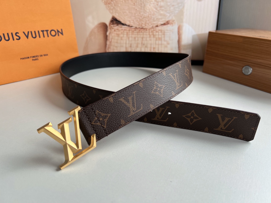 Louis Vuitton Basic Belt Cow Leather M-l