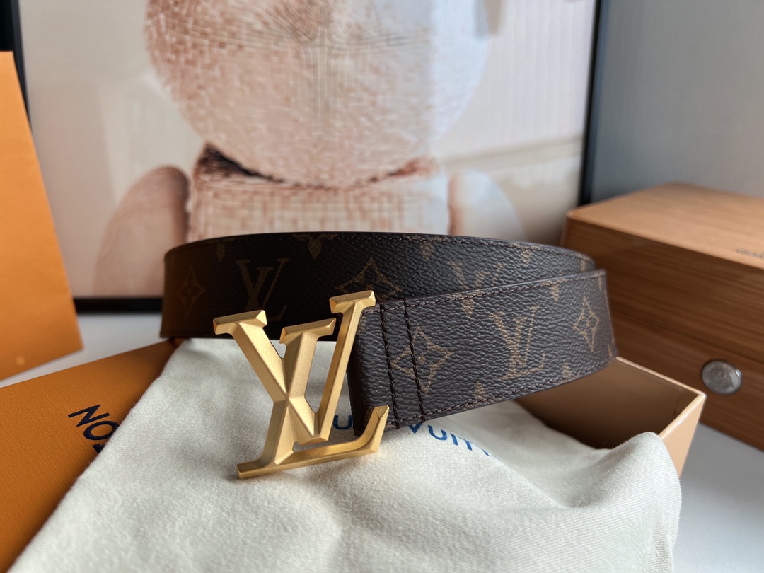Louis Vuitton Basic Belt Cow Leather M-l