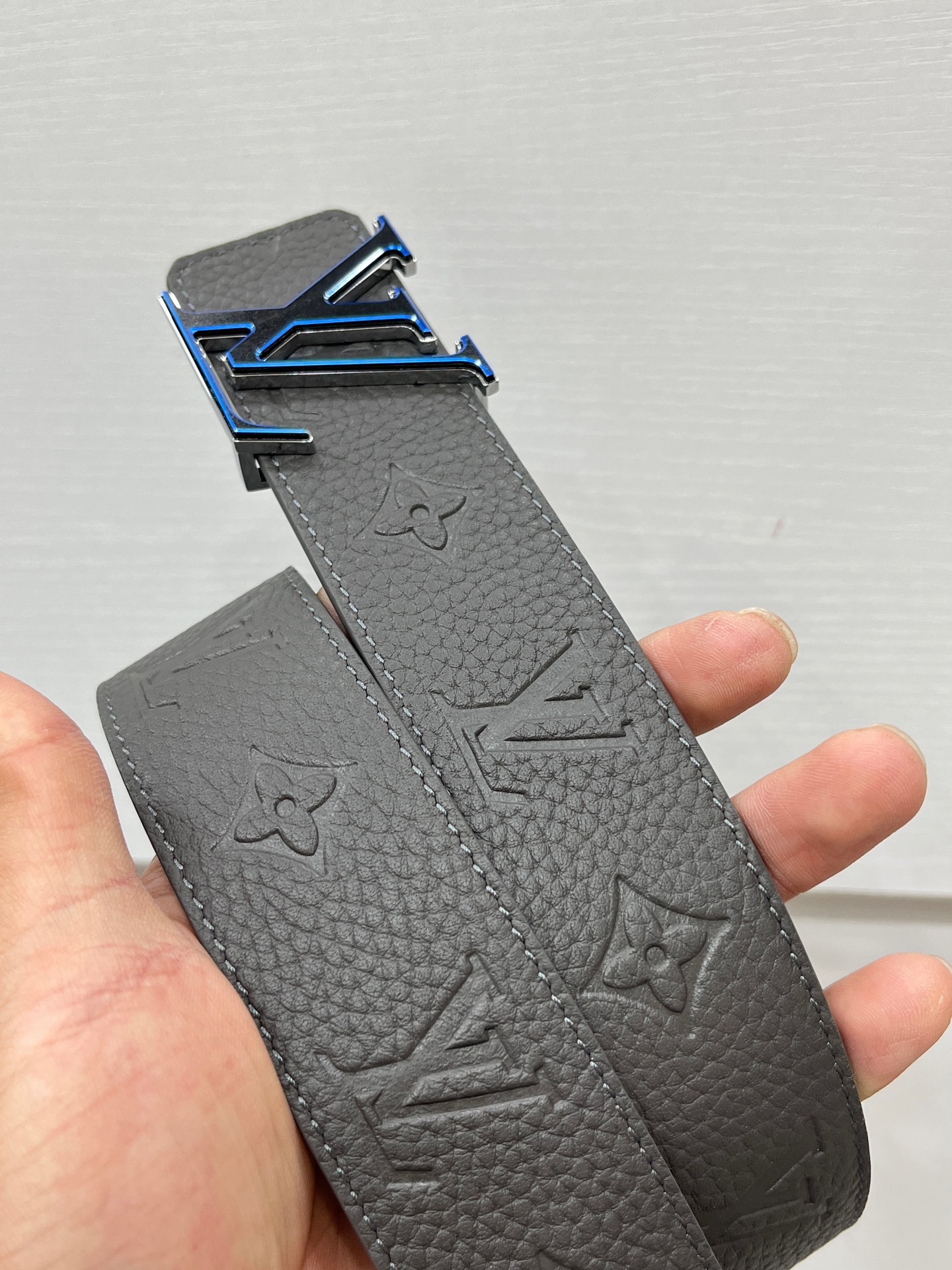 Louis Vuitton Basic Belt Silver 40mm-s-m-l