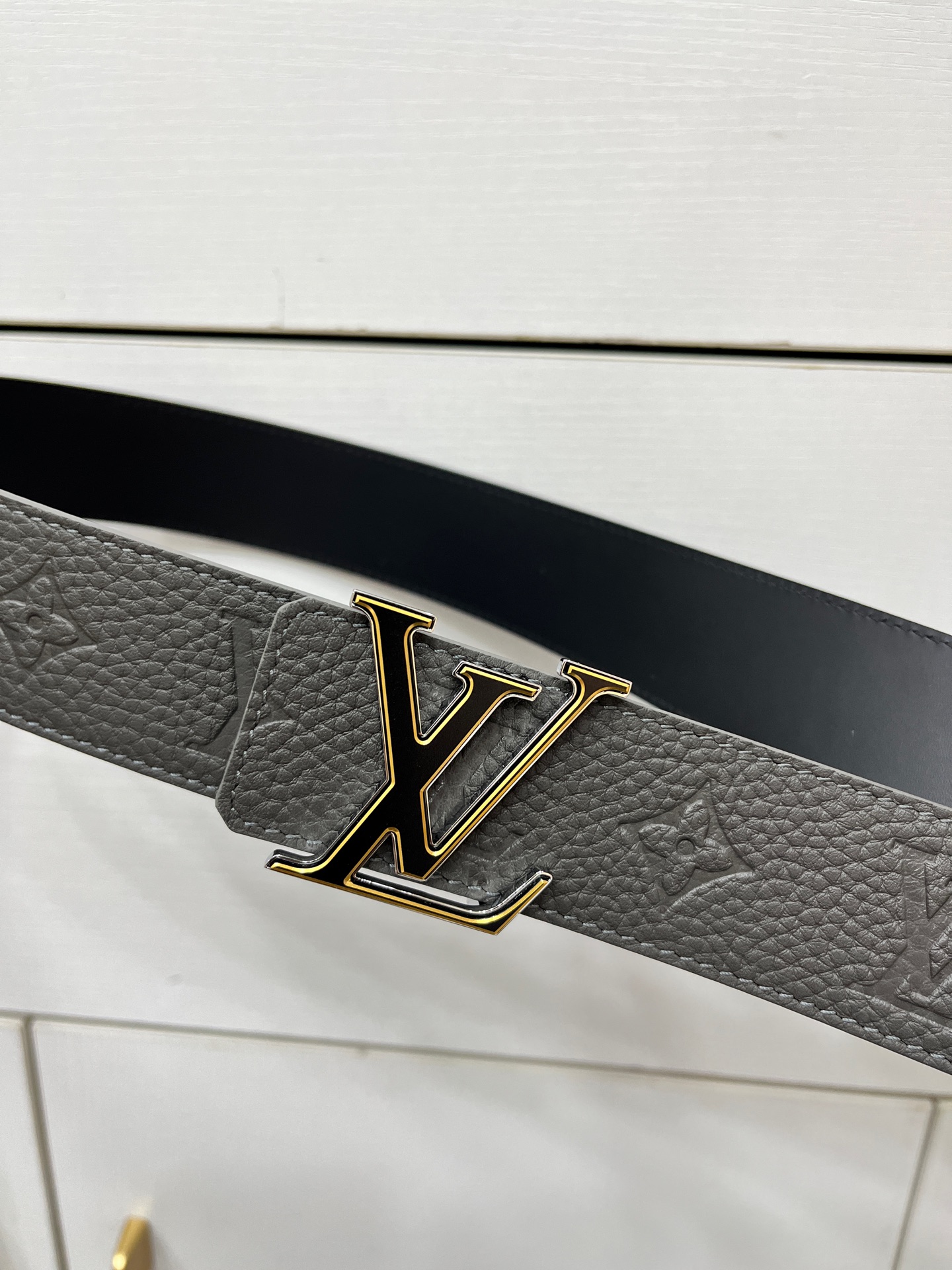 Louis Vuitton Basic Belt Silver 40mm-s-m-l