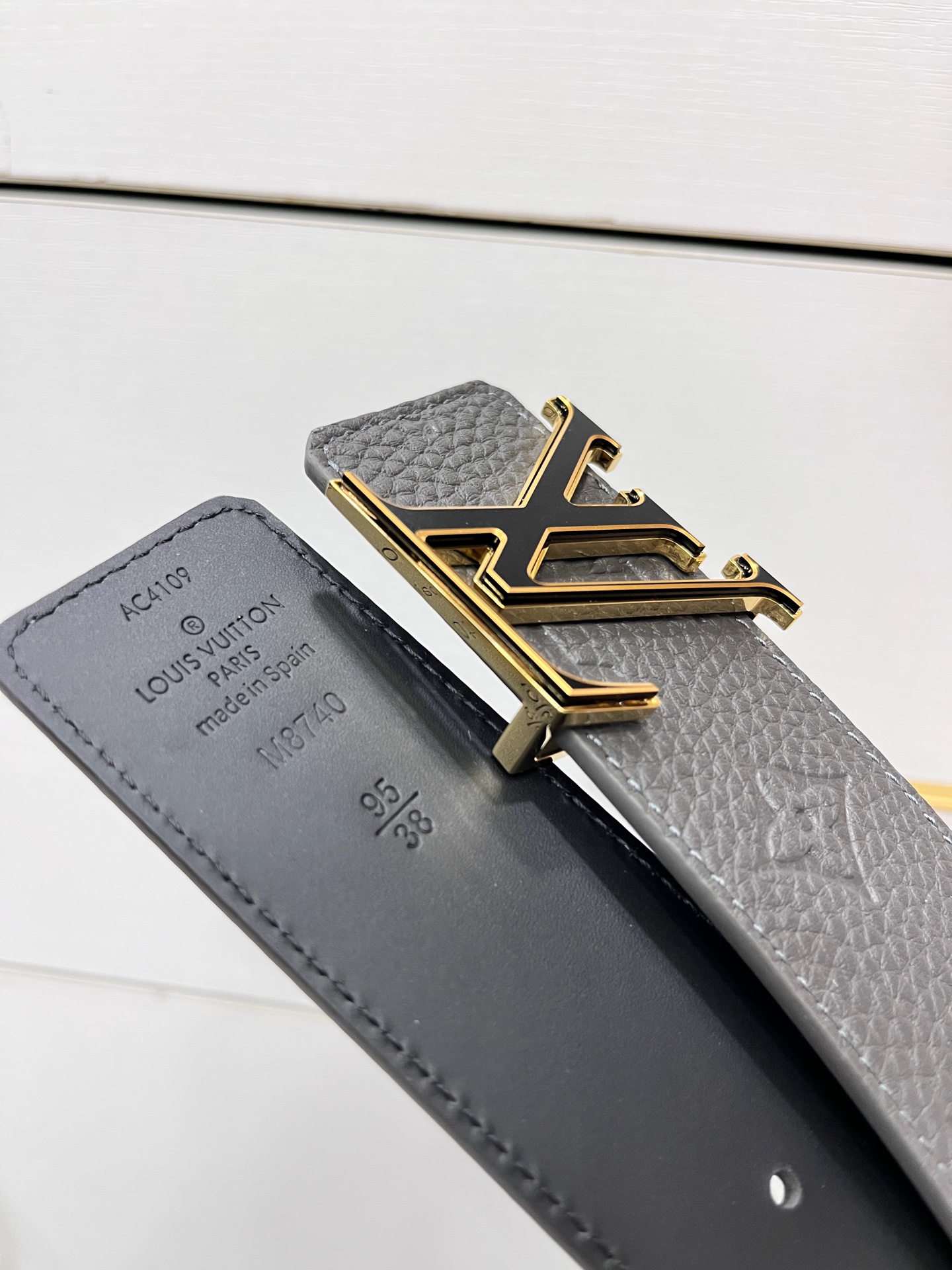 Louis Vuitton Basic Belt Silver 40mm-s-m-l