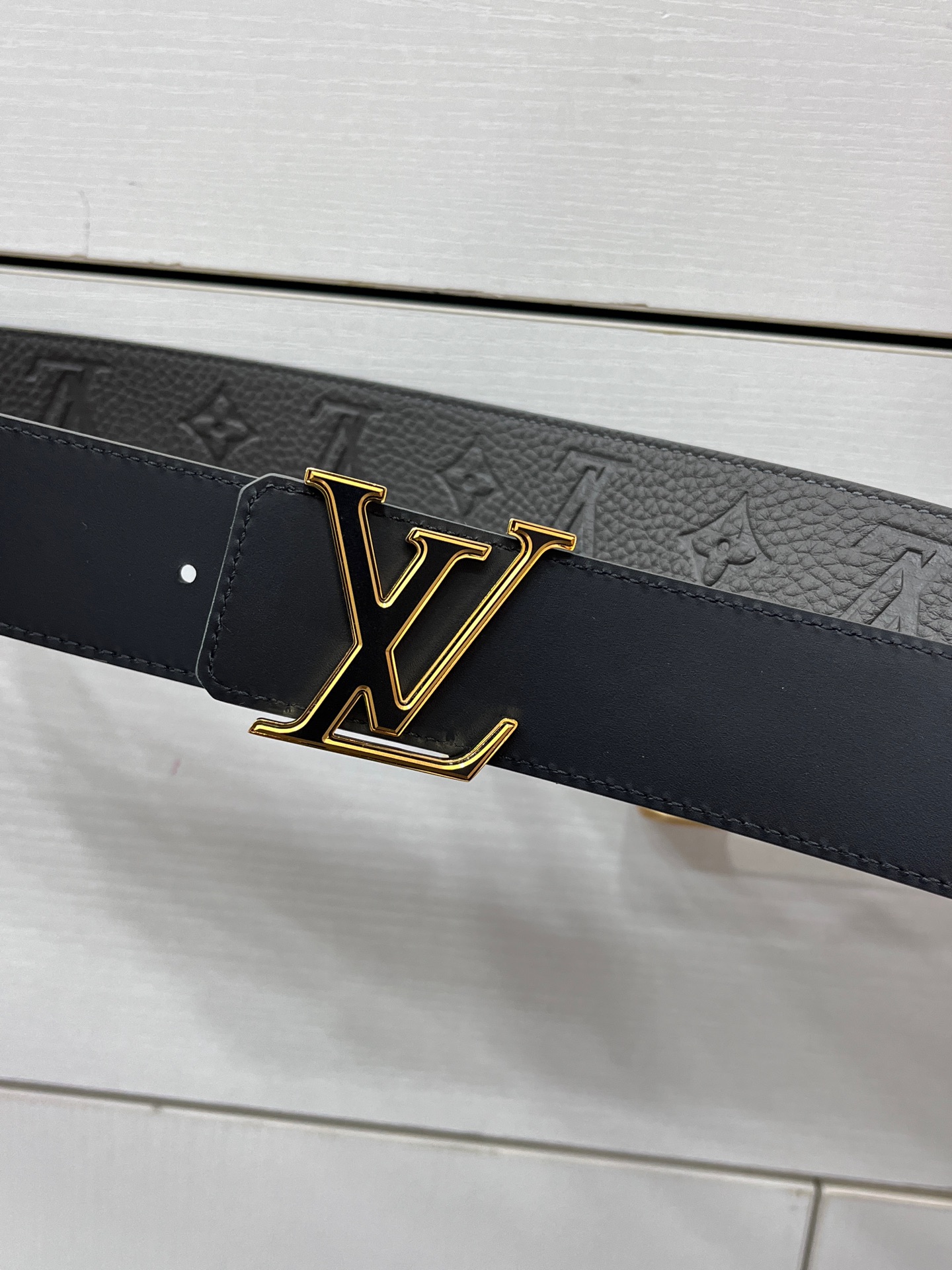 Louis Vuitton Basic Belt Silver 40mm-s-m-l