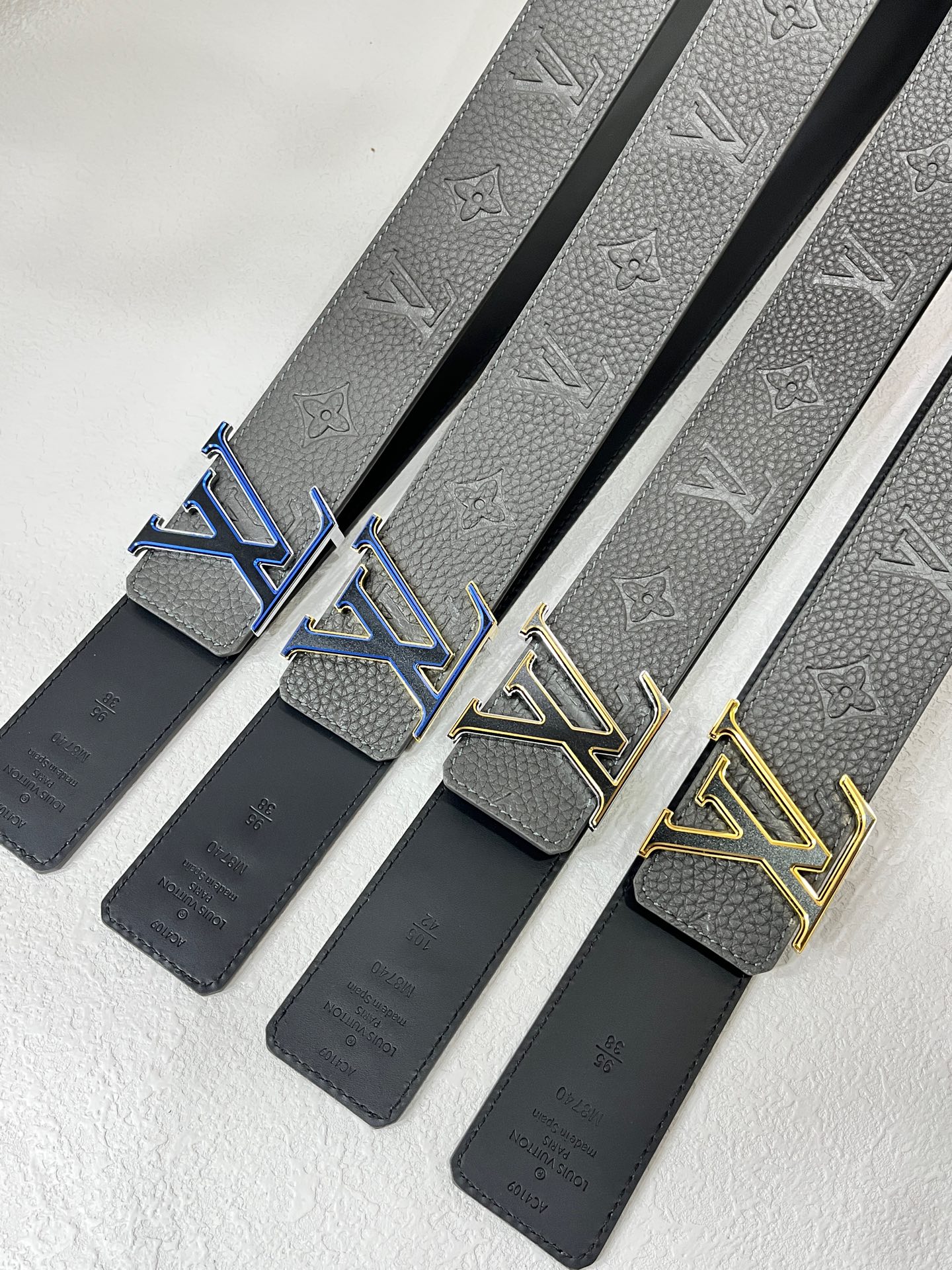 Louis Vuitton Basic Belt Silver 40mm-s-m-l