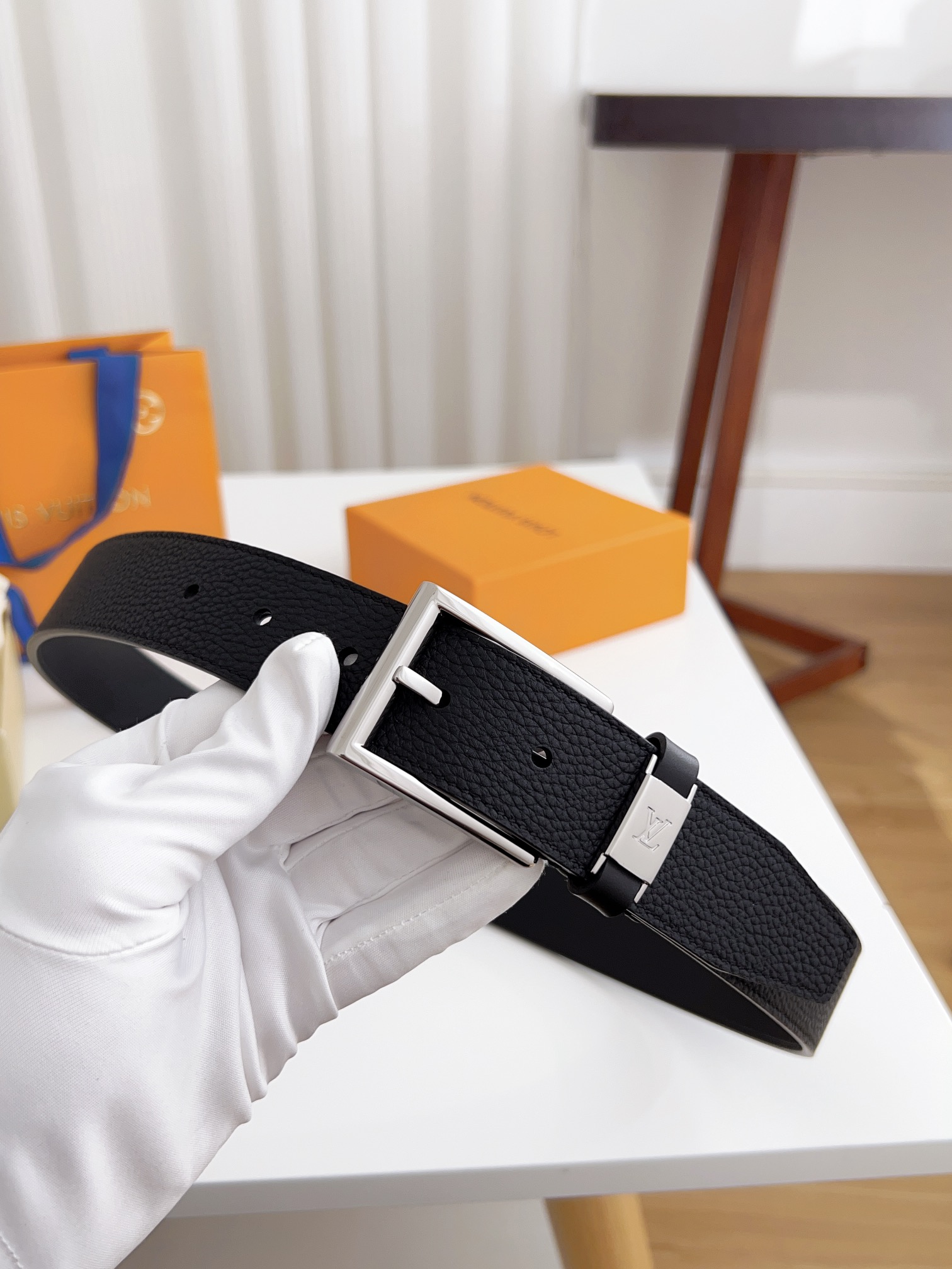 Louis Vuitton Basic Belt Cow Leather L