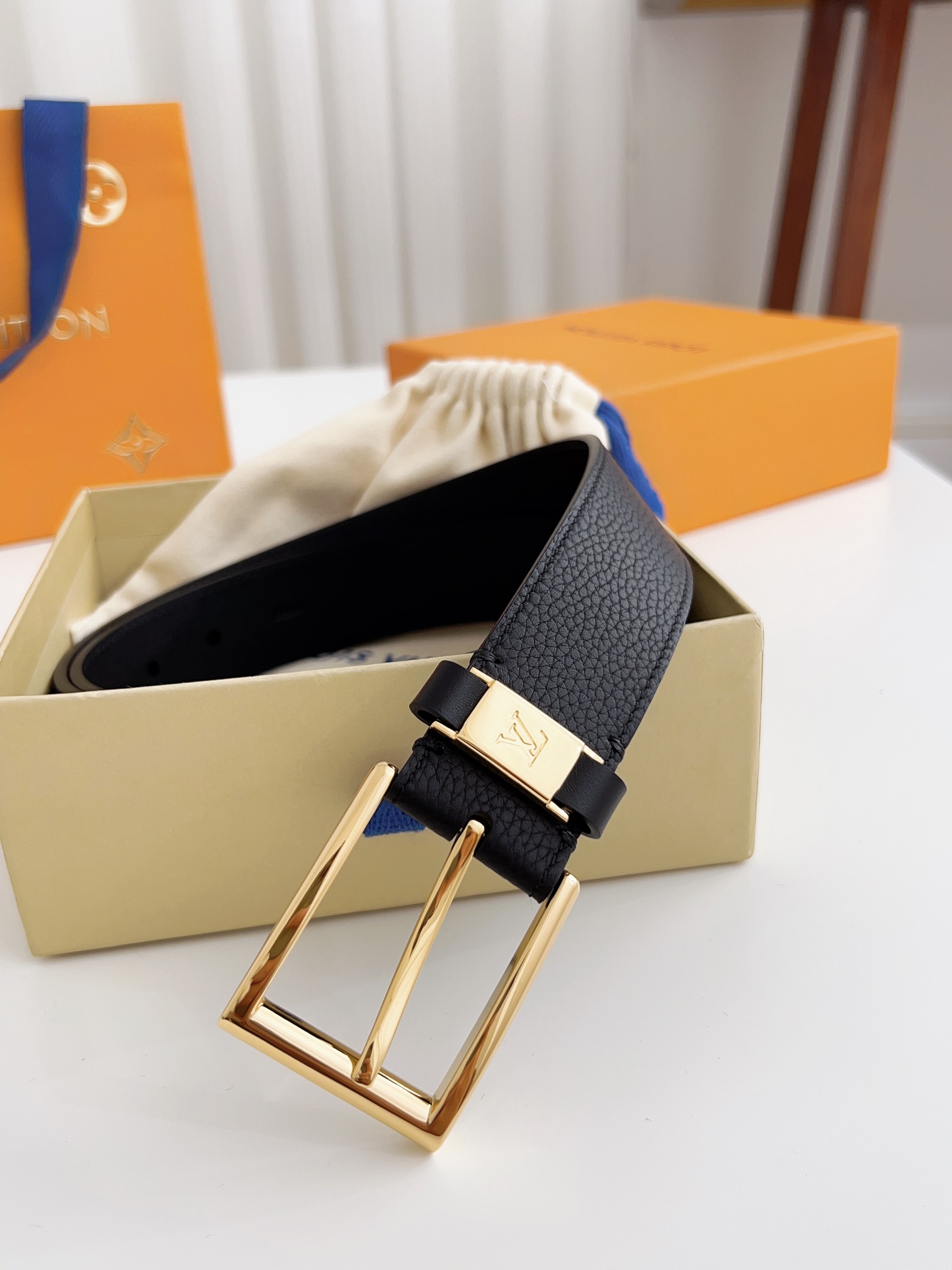 Louis Vuitton Basic Belt Cow Leather L