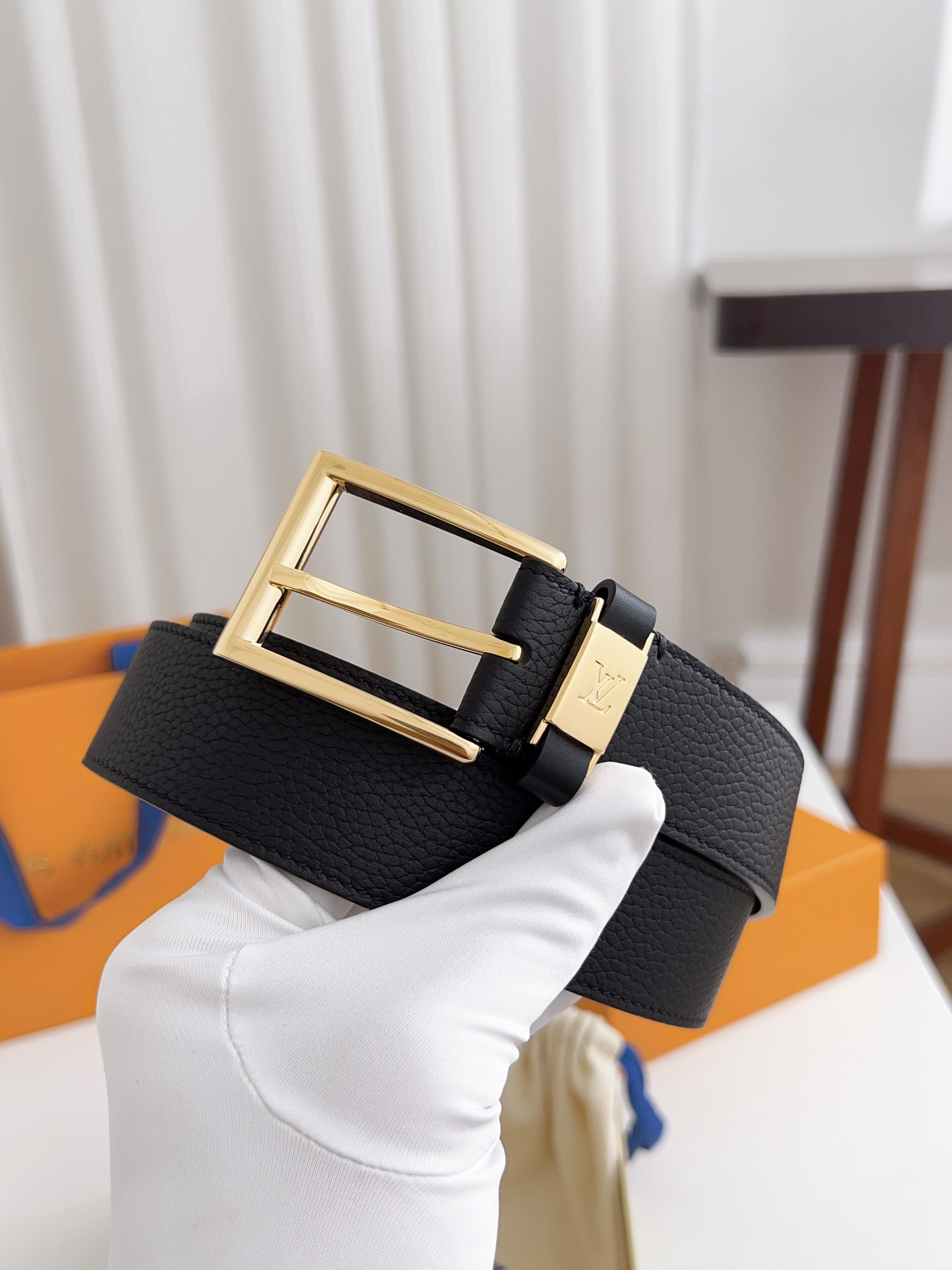 Louis Vuitton Basic Belt Cow Leather L