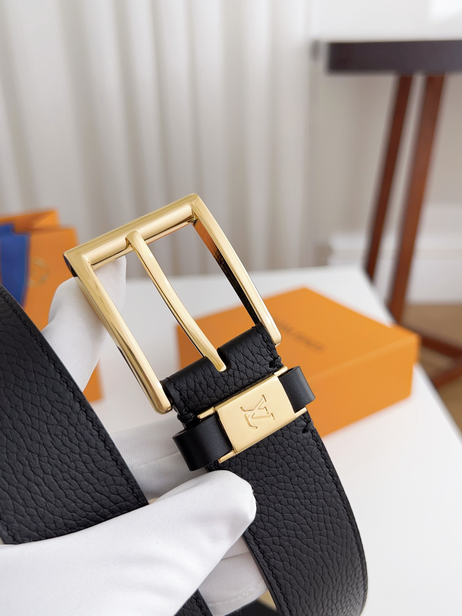 Louis Vuitton Basic Belt Cow Leather L