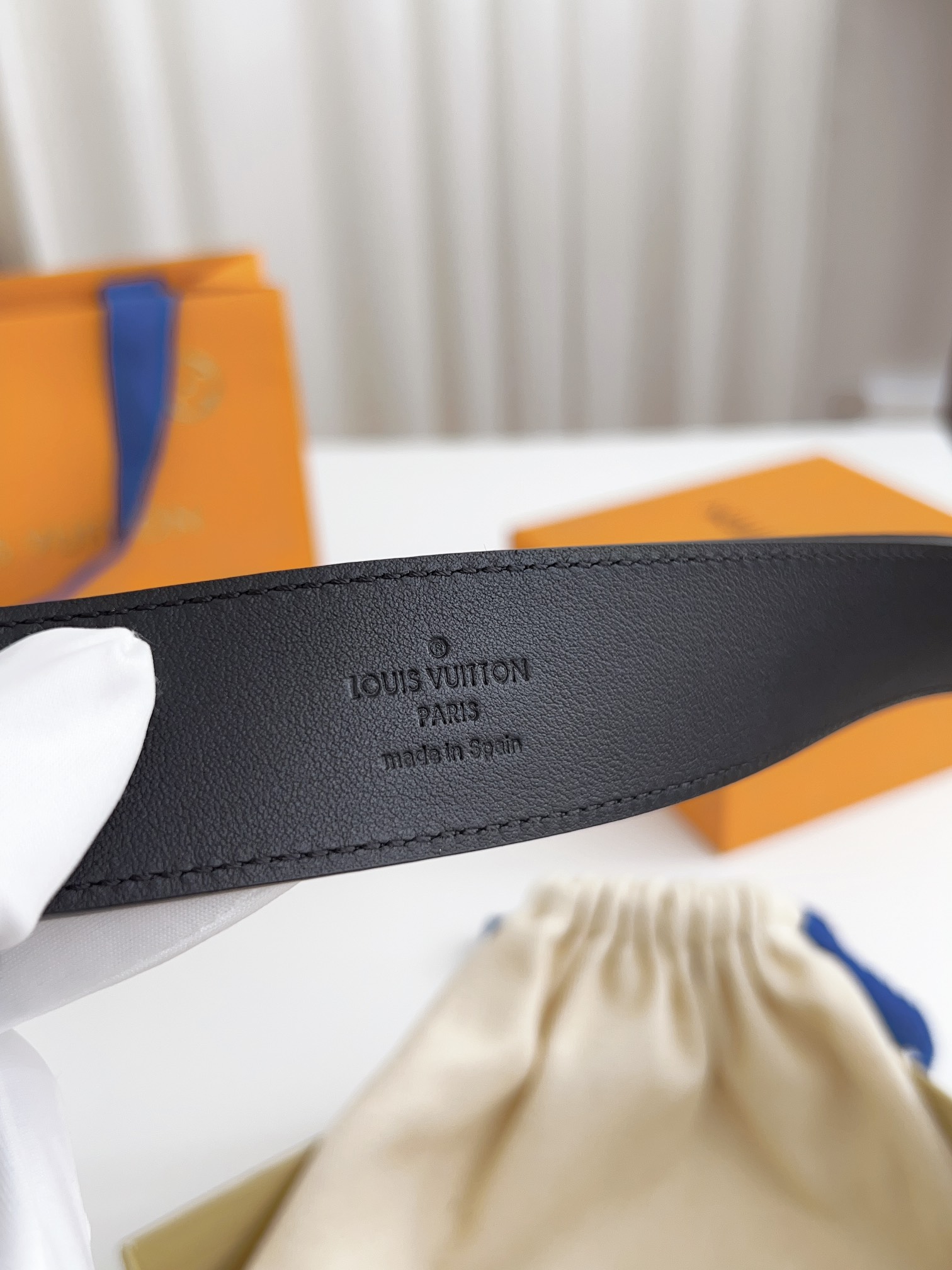 Louis Vuitton Basic Belt Cow Leather L