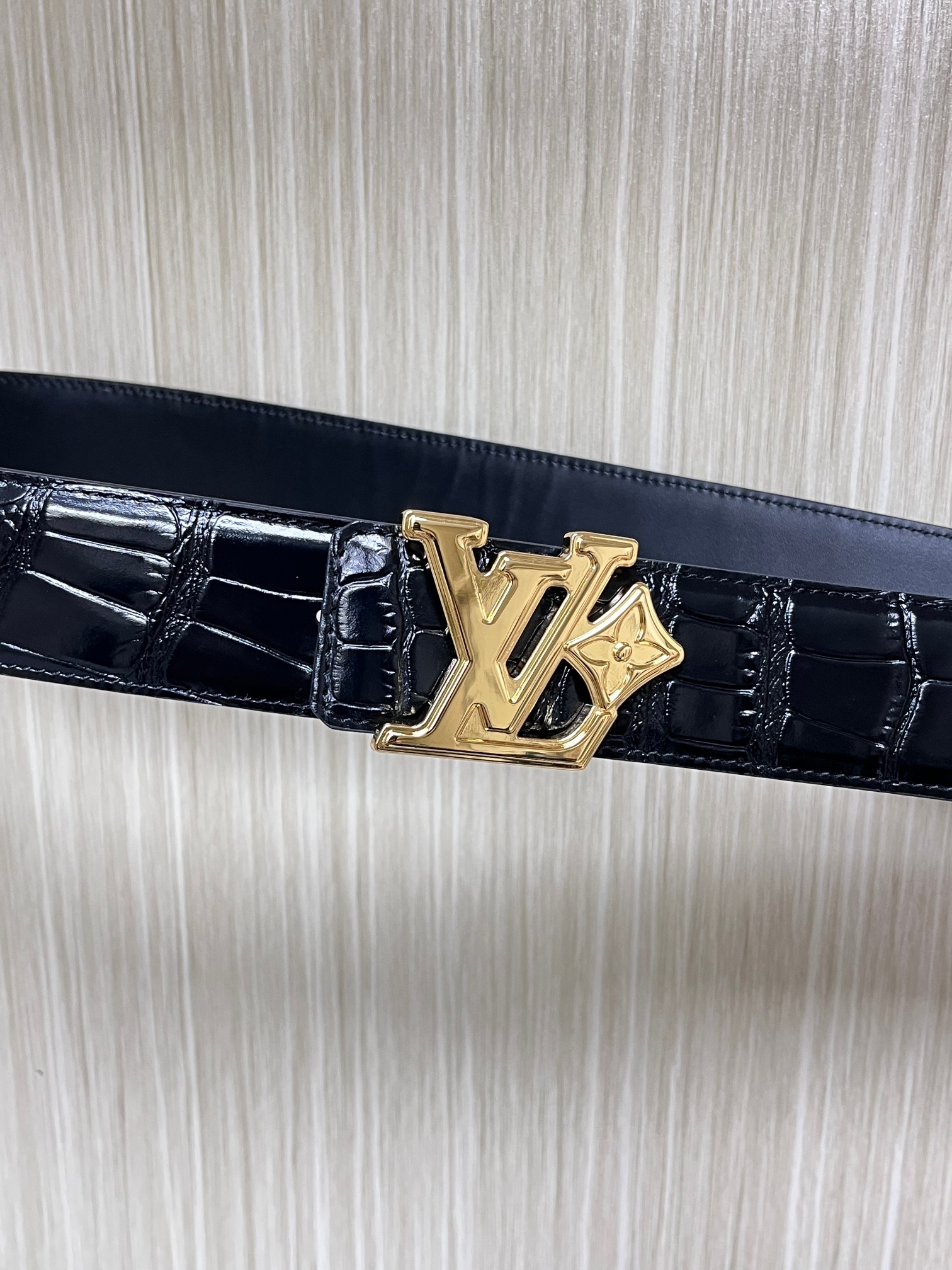 Louis Vuitton Male Basic Belt Cow Leather L