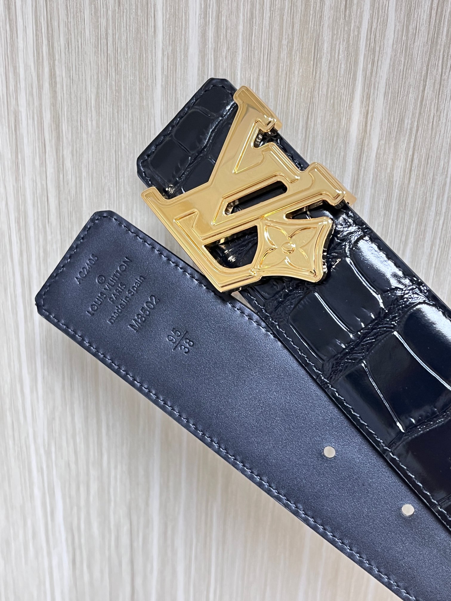 Louis Vuitton Male Basic Belt Cow Leather L