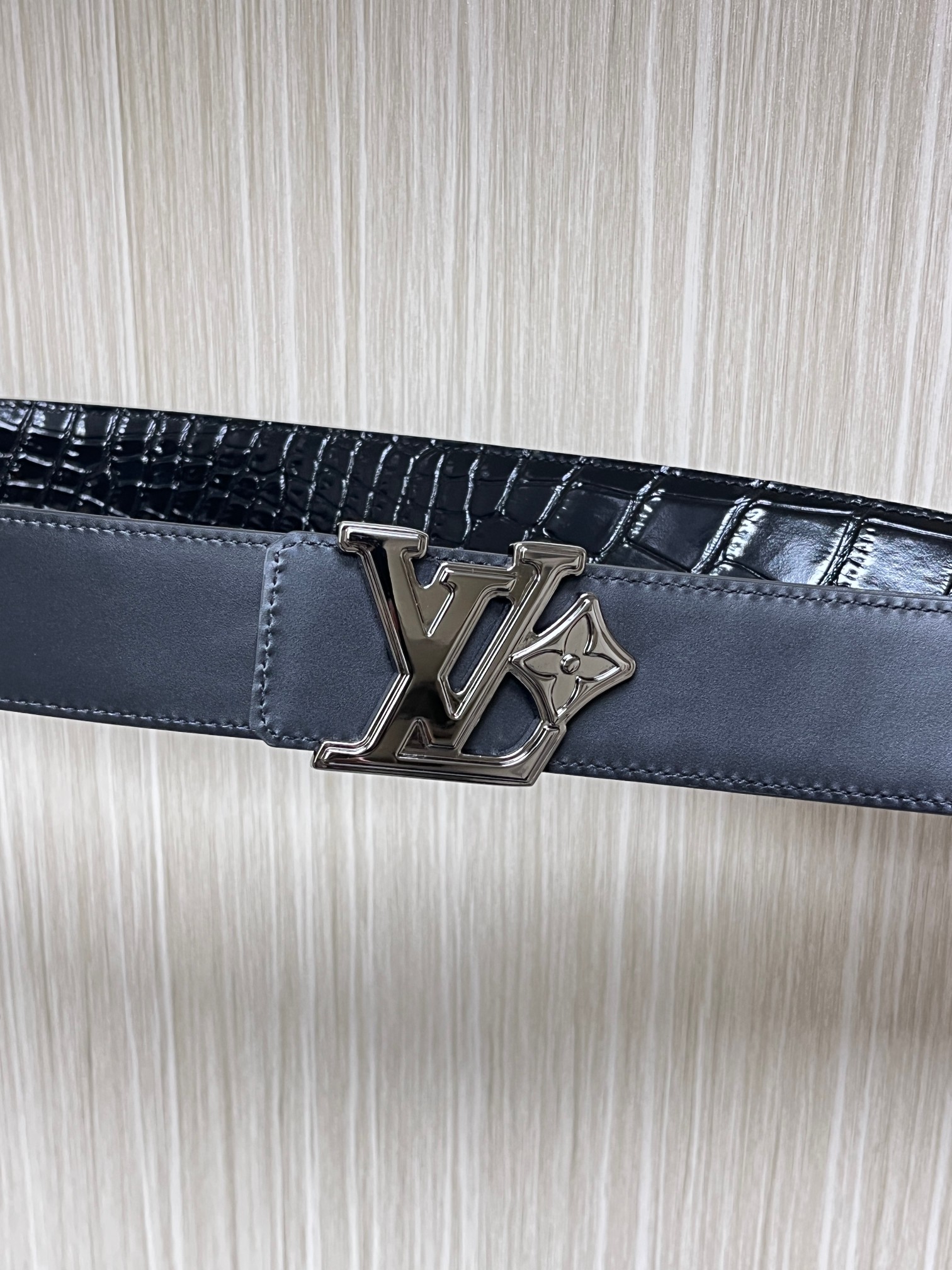 Louis Vuitton Male Basic Belt Cow Leather L
