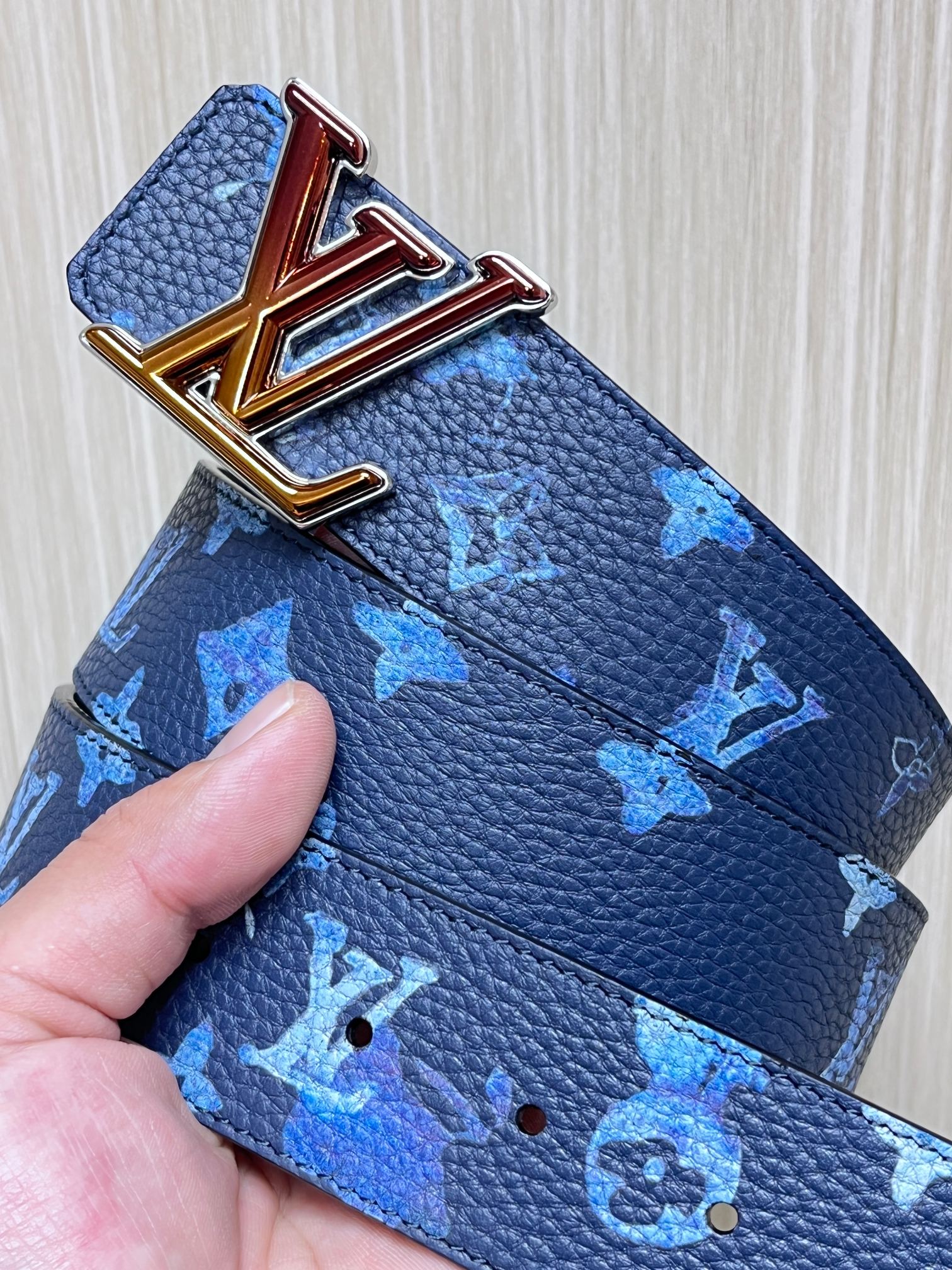 Louis Vuitton Male Basic Belt Cow Leather L