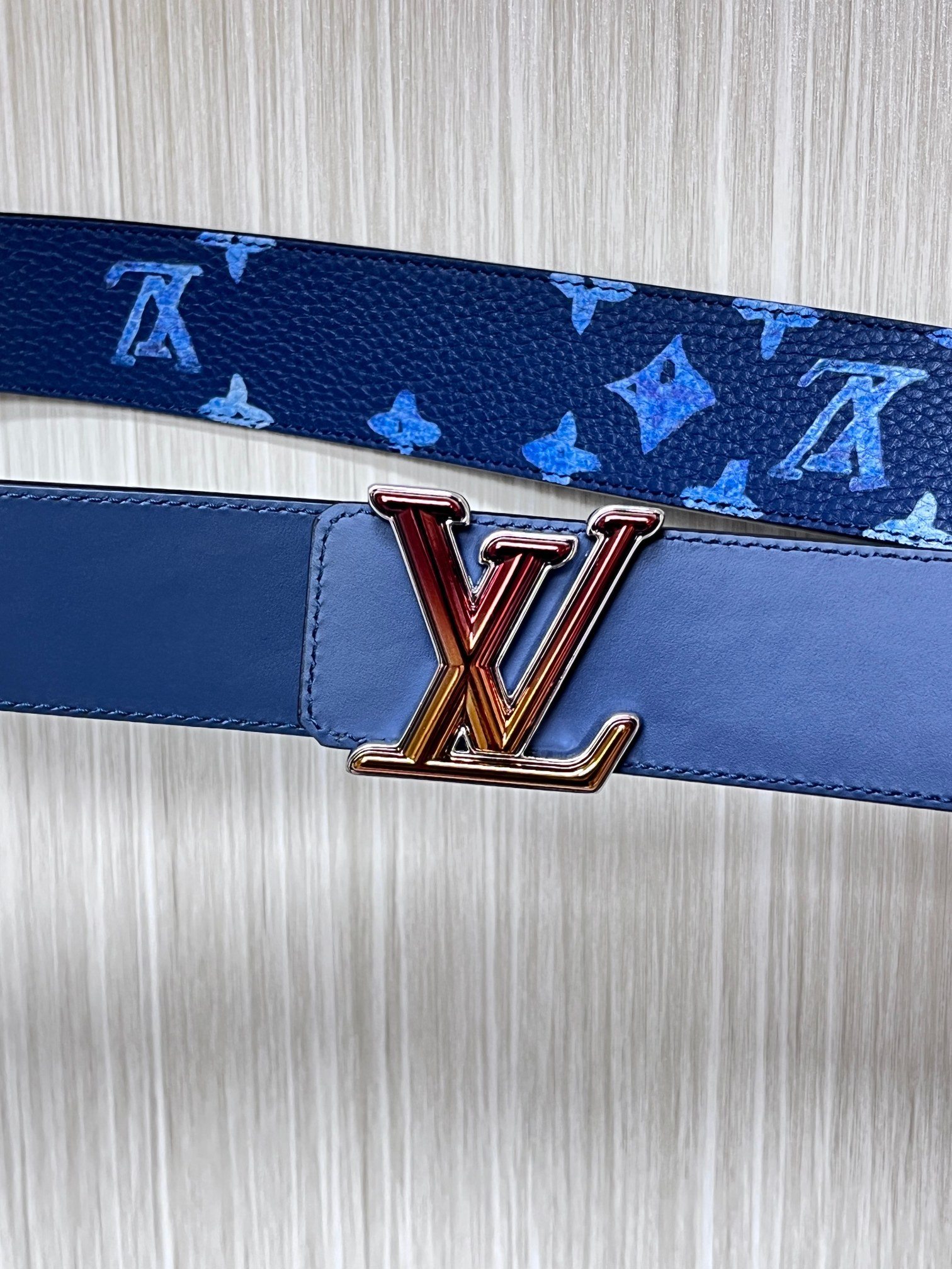 Louis Vuitton Male Basic Belt Cow Leather L