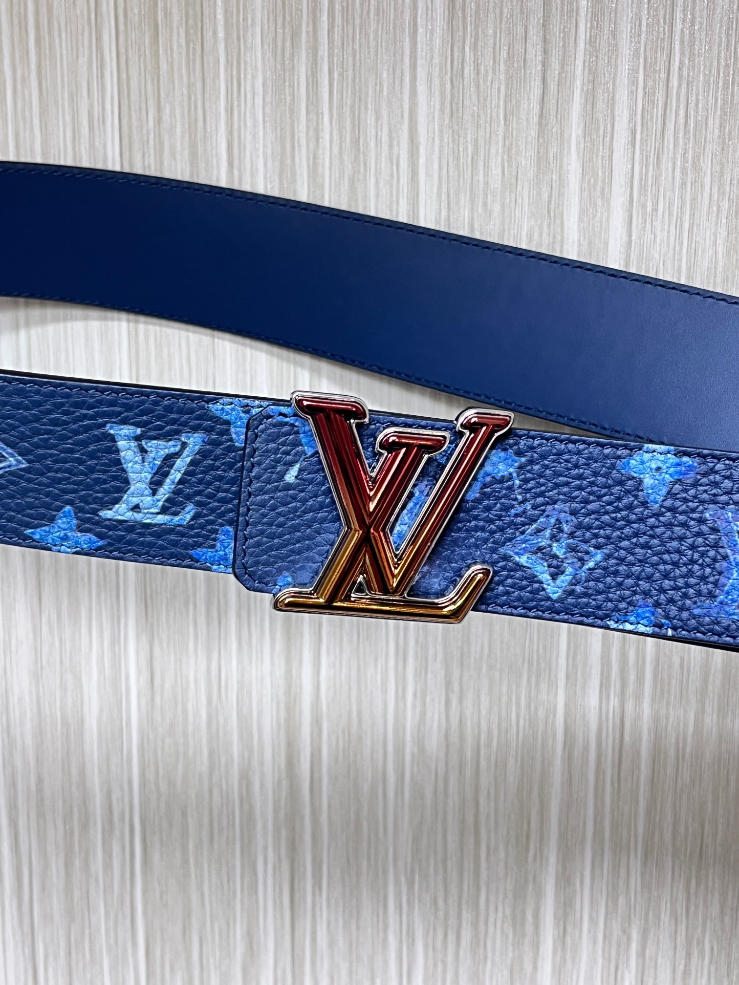 Louis Vuitton Male Basic Belt Cow Leather L