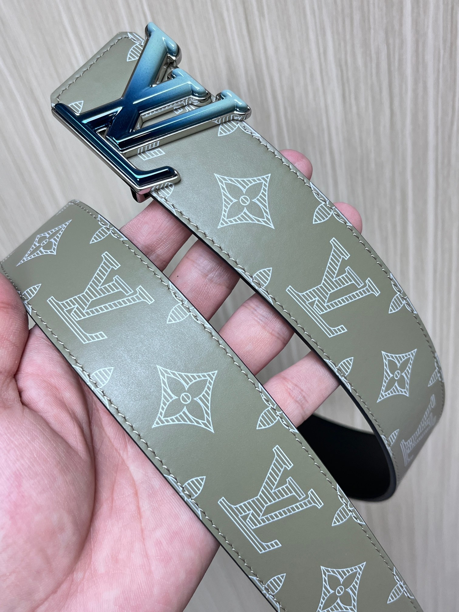 Louis Vuitton Male Basic Belt Cow Leather L