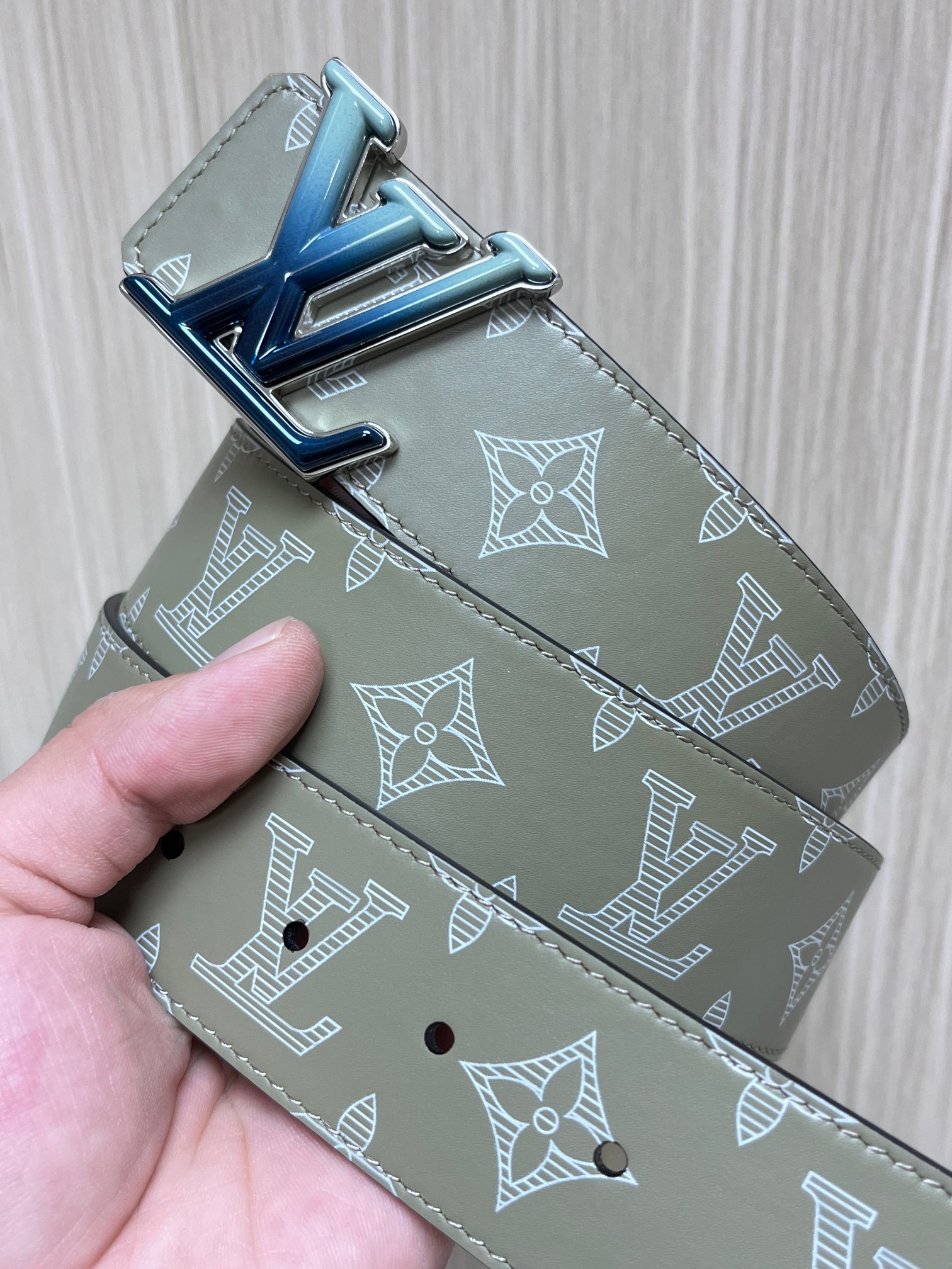 Louis Vuitton Male Basic Belt Cow Leather L