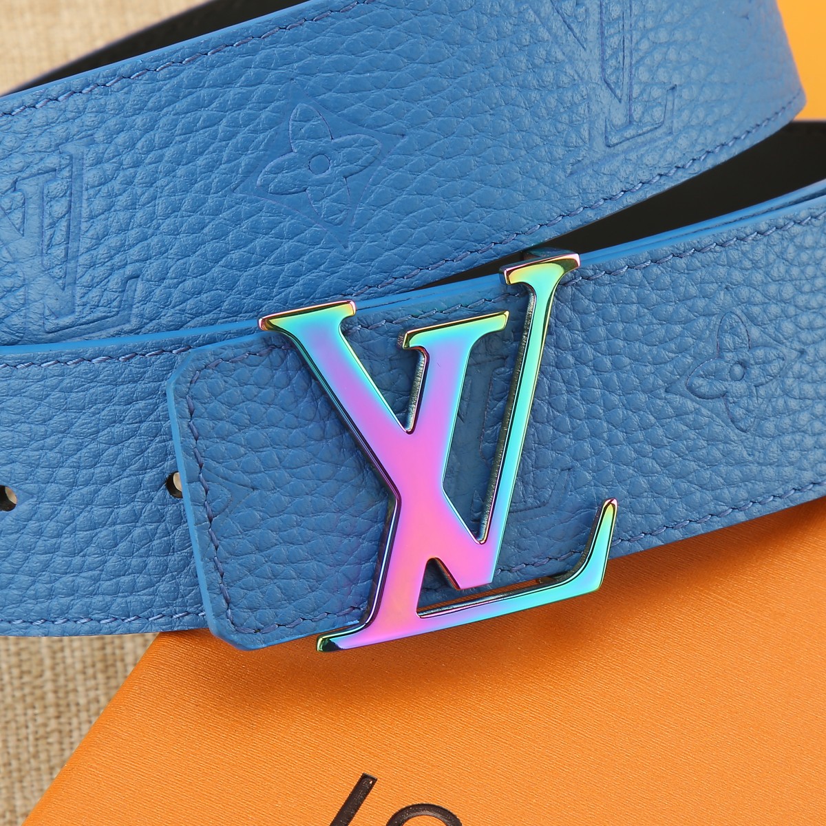 Louis Vuitton Male Basic Belt Cow Leather 40cm-s-m-l