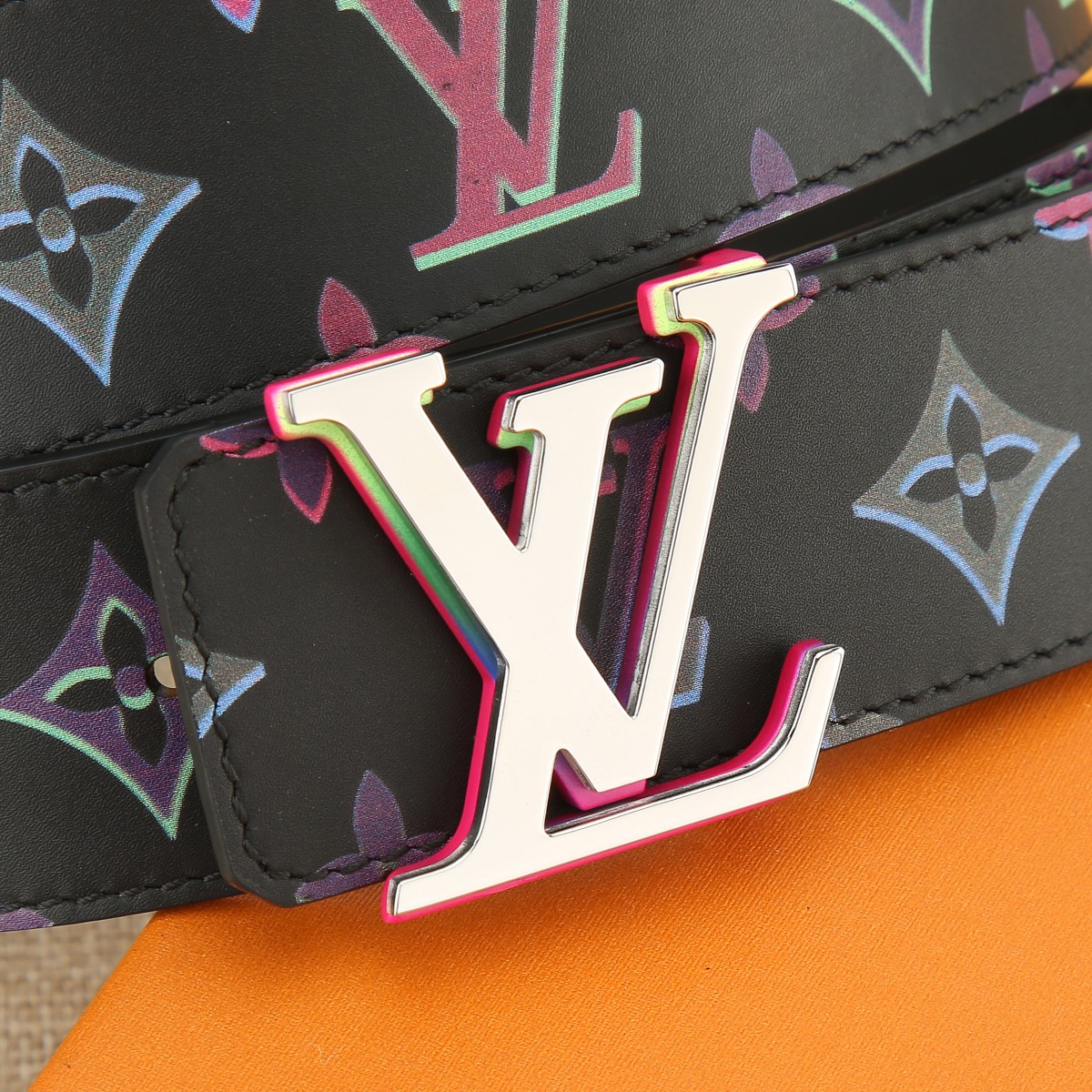 Louis Vuitton Male Basic Belt Cow Leather 40cm-s-m-l