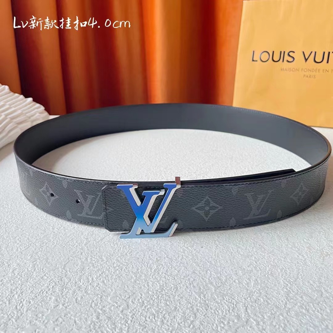 Louis Vuitton Male Basic Belt Cow Leather 40cm-s-m-l